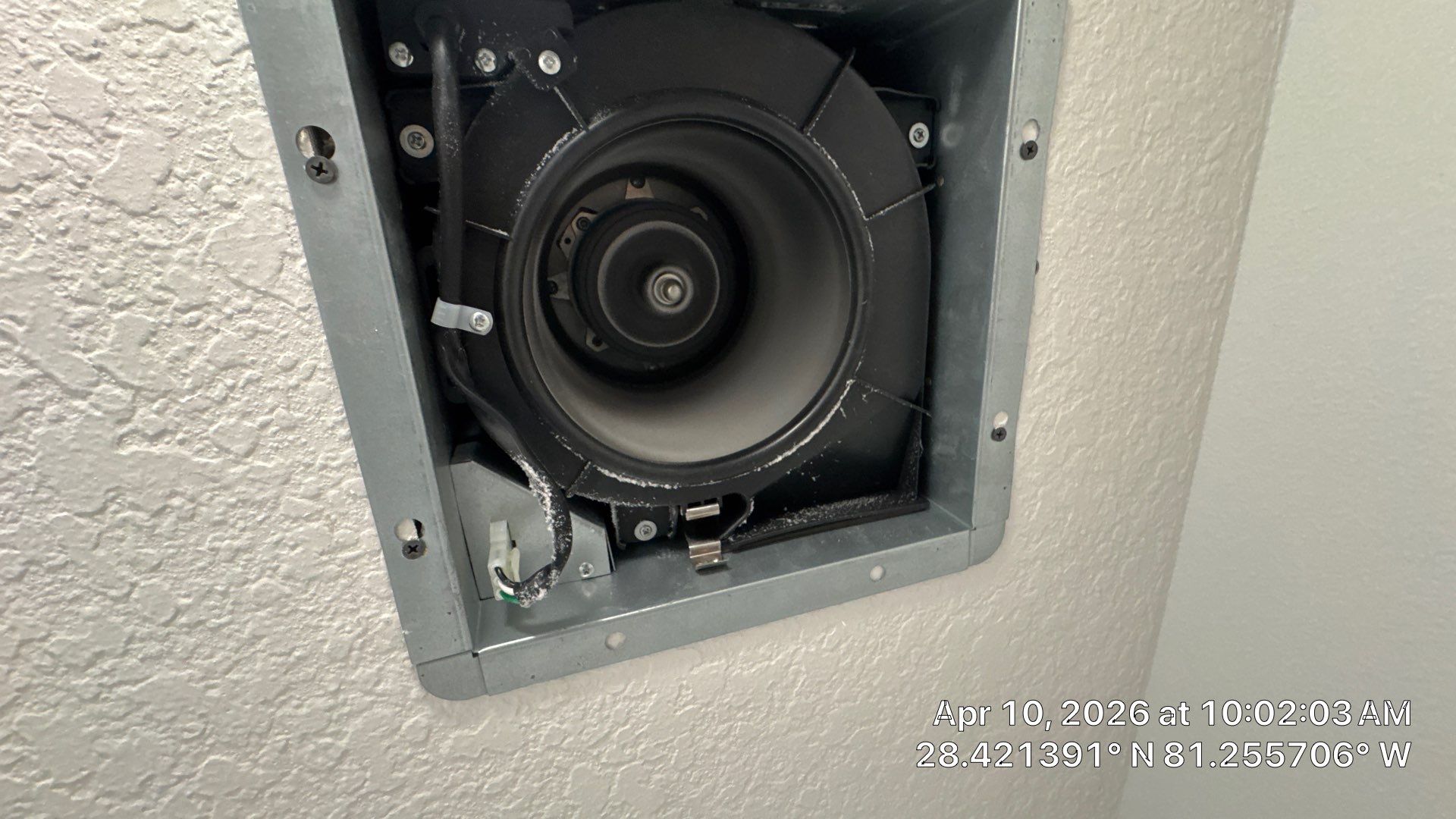 Air Duct Bath Fan Exhaust Cleaning in Orlando by Hygienic Air, Inc