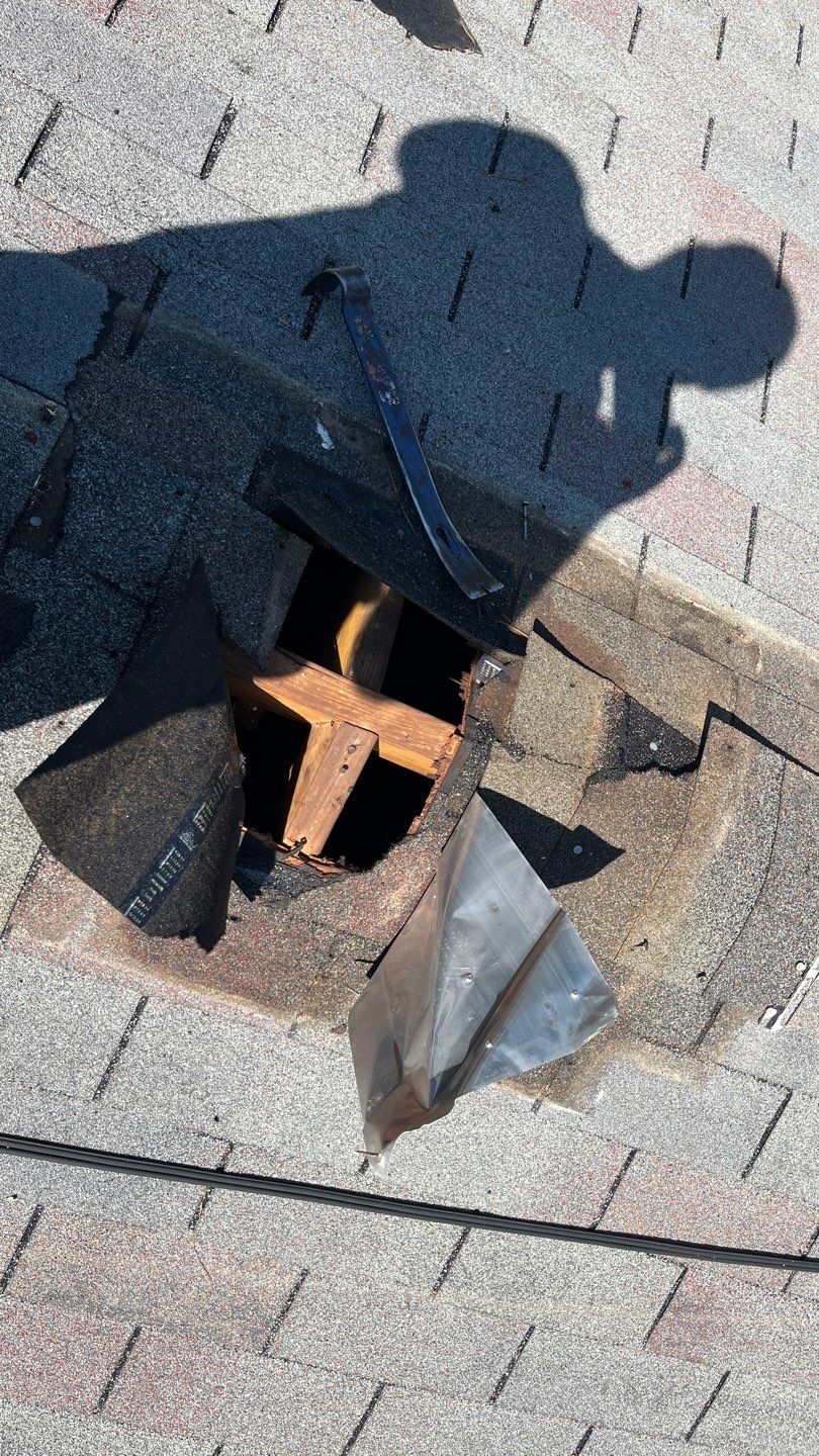 Chimney and Pipe Boot Flashing Roof Repair by Midlands Roofing & Exteriors