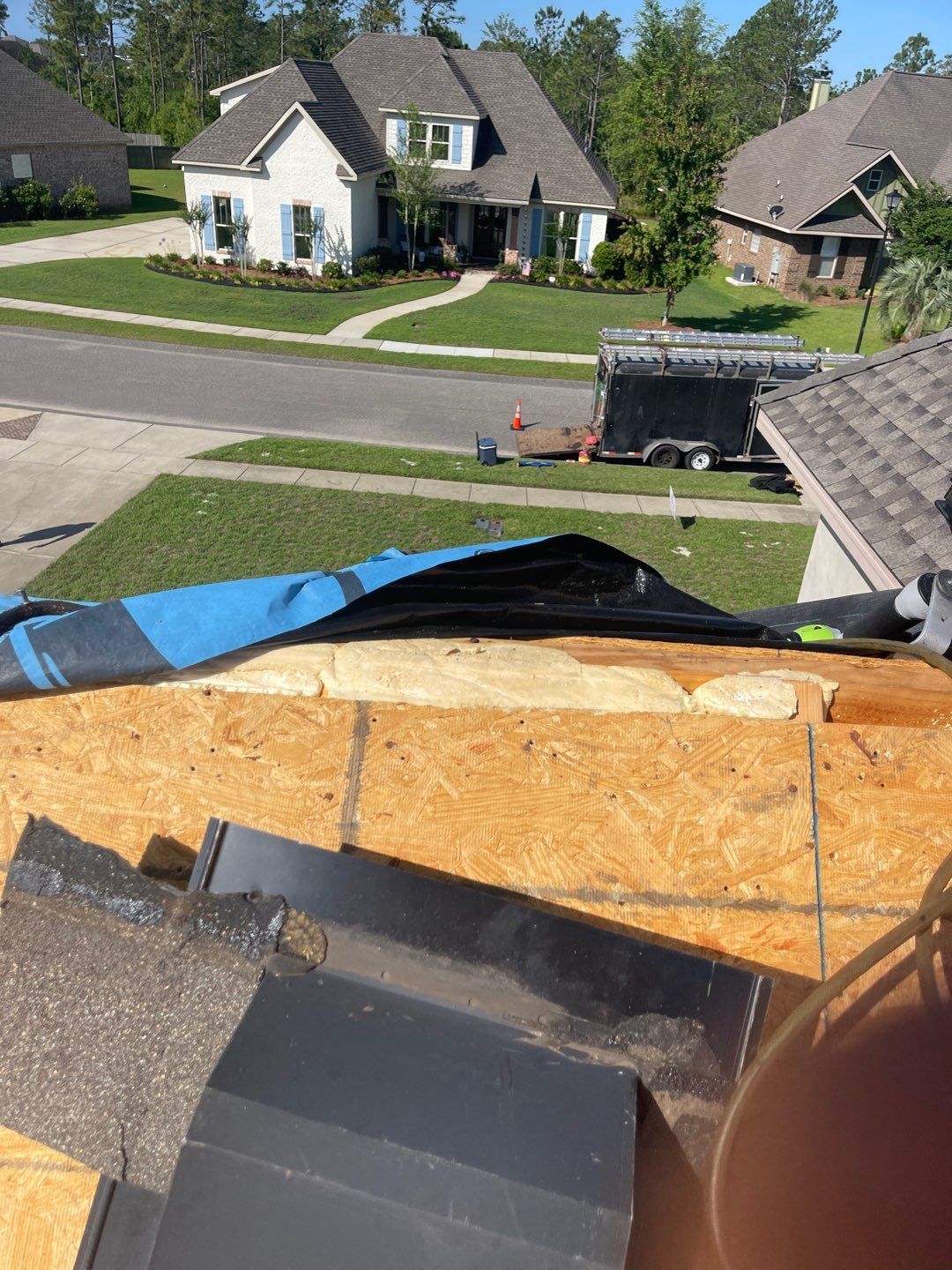 Residential Roofing Installation using Roof Replacement by American Roofing & Construction LLC