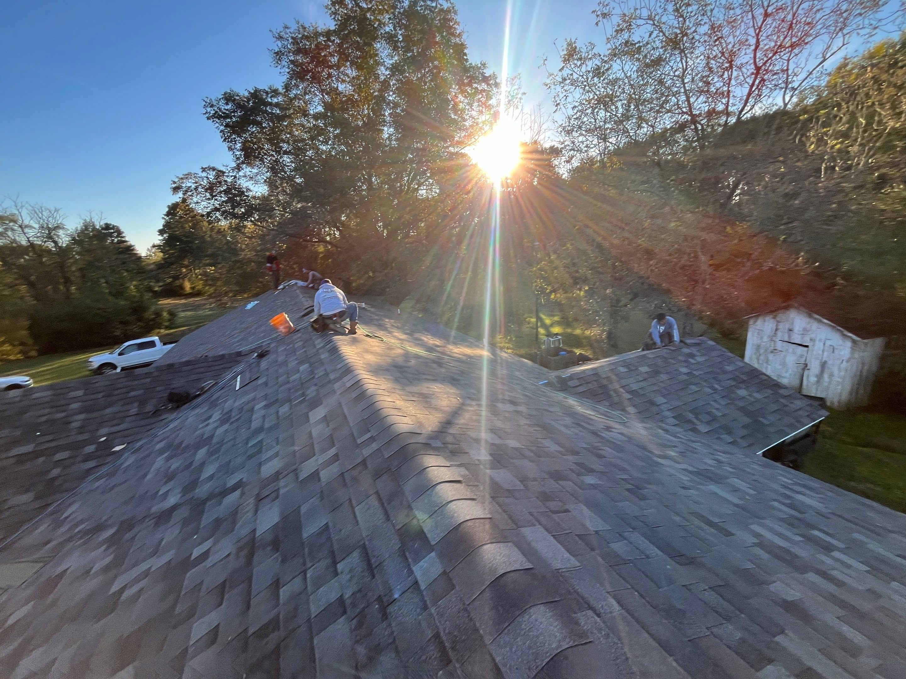 Residential Roofing Repair using Malarkey Vista: Storm Gray by Hostetler Roofing