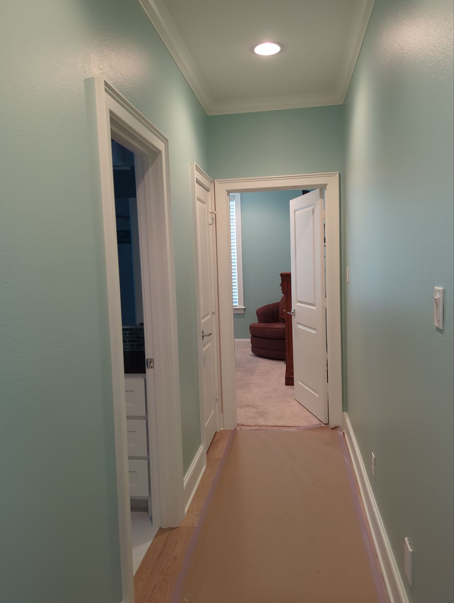 Interior Painting in Tyler, TX | Vivid Blue Rooms & Bathroom Refresh by Quality Coats Painting
