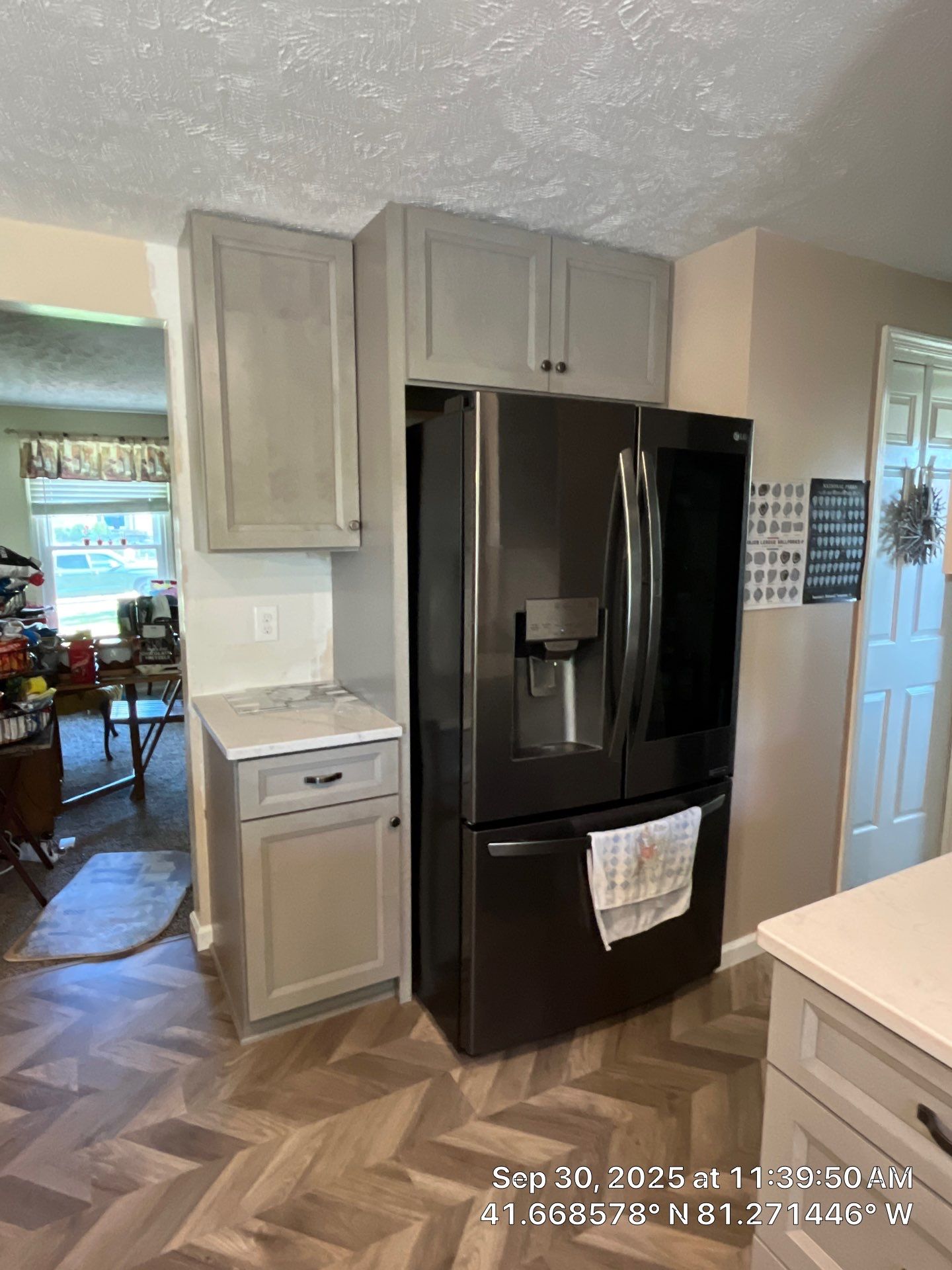 Kitchen Renovation & New Floors by Hilltop Drafting & Design LLC