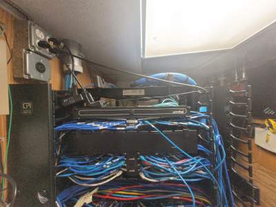Structured cabling installation by CimaSolutions