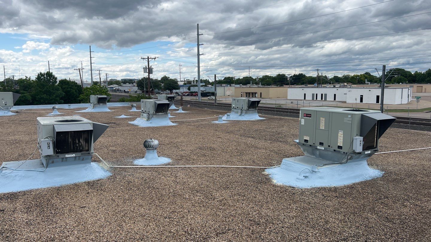 Foam & Metal Roof Restoration – Thermo Sensors (Garland, TX) by All Star Roofing LLC