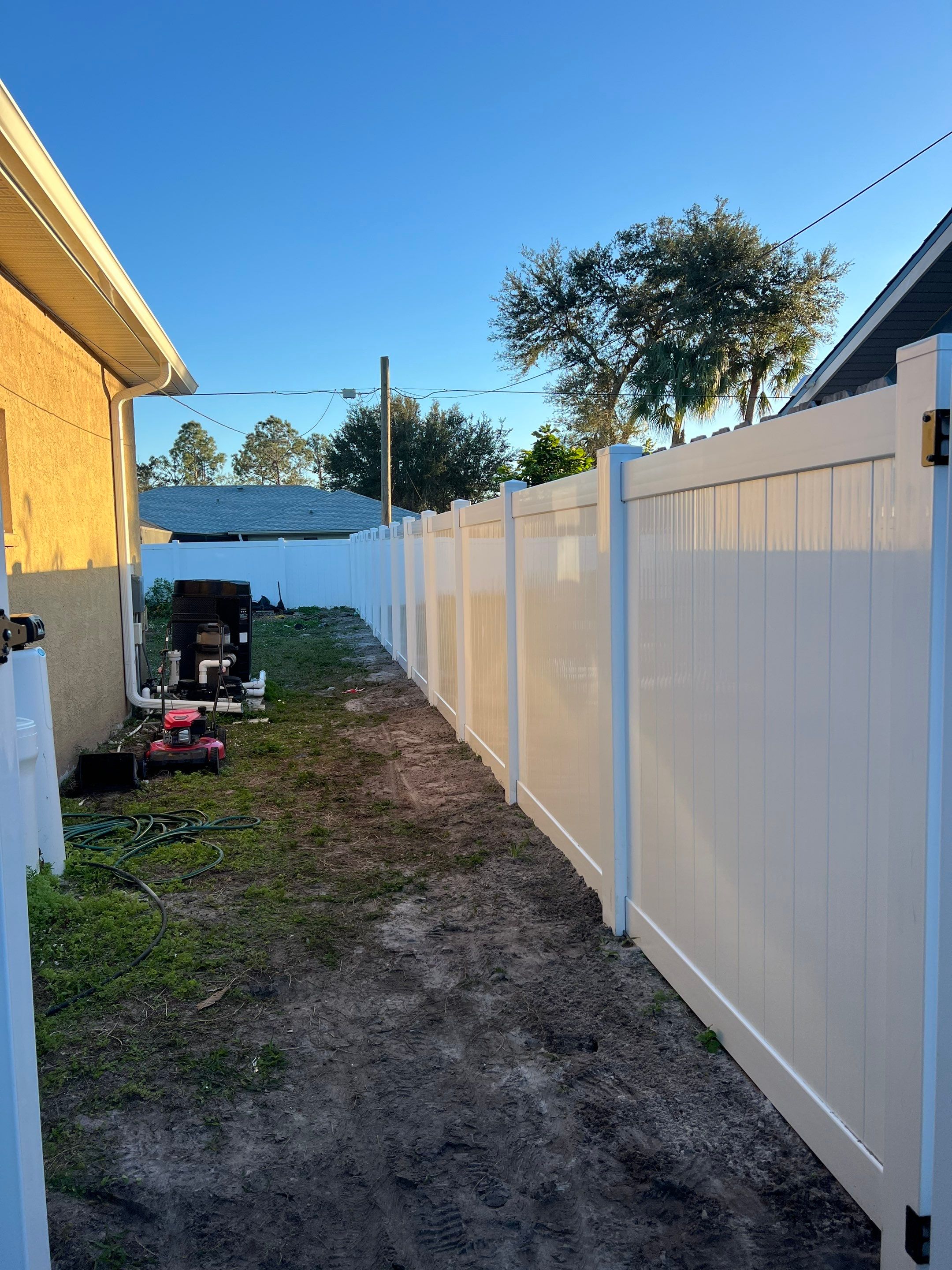 Vinyl Fence Installation using Vinyl Privacy Fence  by Asap fence and gates, LLC
