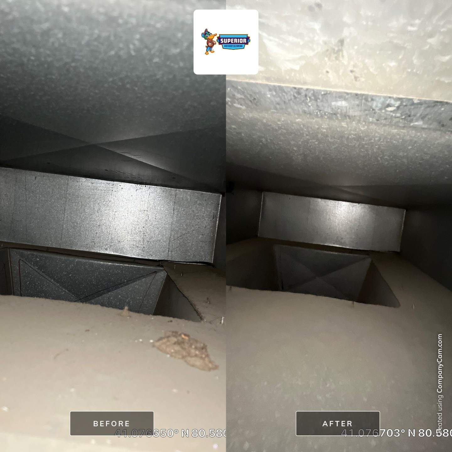 Air Duct Cleaning With a Vacuum Truck in Campbell, OH by Superior Air Duct Cleaning