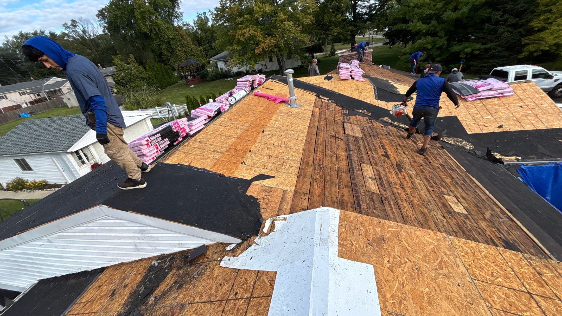 Roof Replacement using Owens Corning Slatestone Gray by 180 Contractors