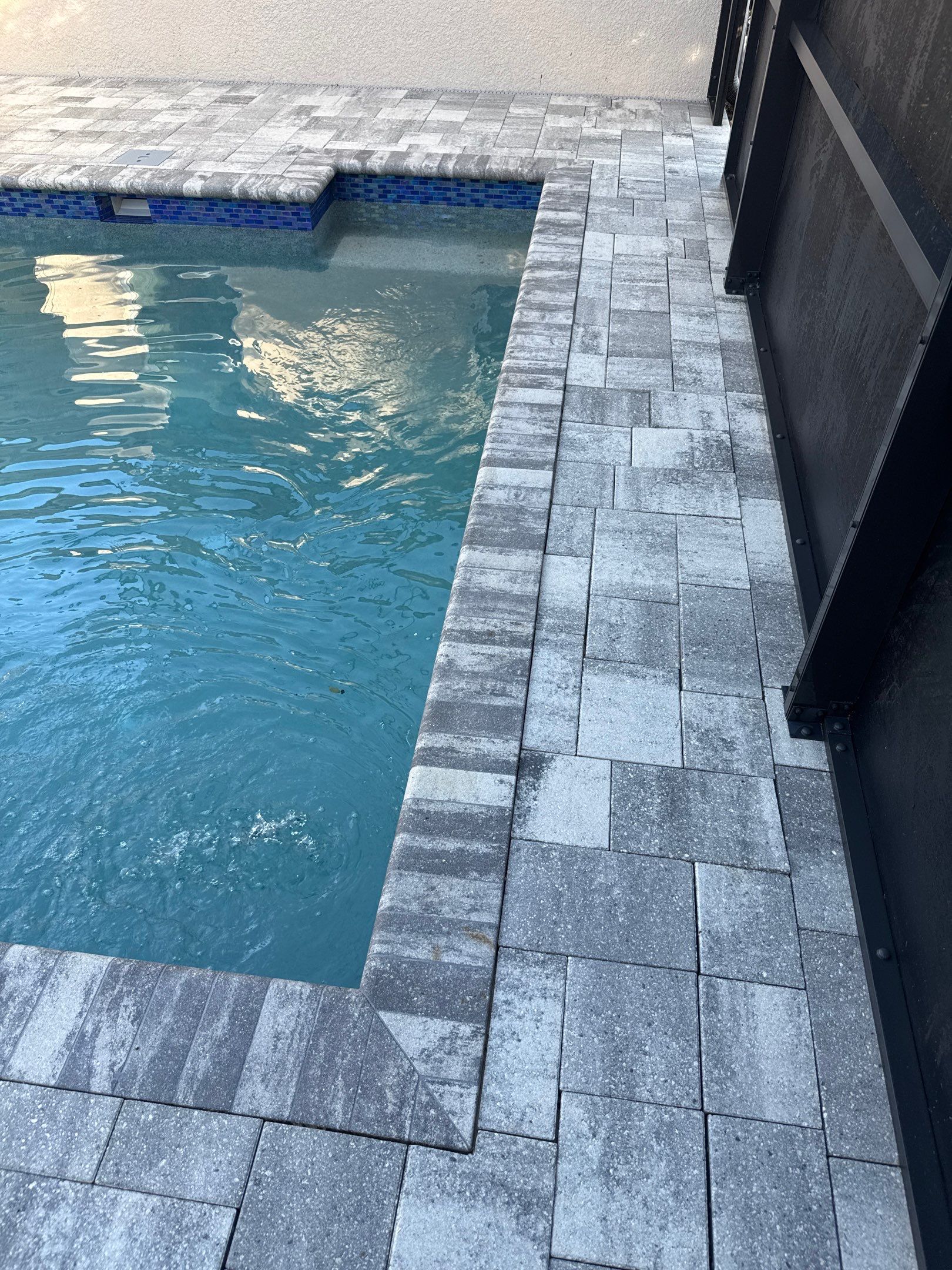 Paver Pool Deck Cleaning in Ellenton, FL by Sunshine AquaWash