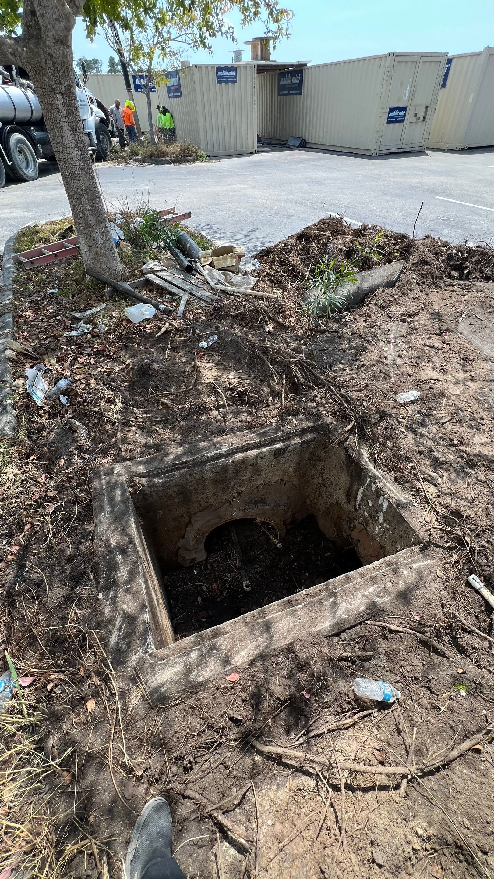 Redevelopment Project Stormwater System Cleaning by APS Power & Water
