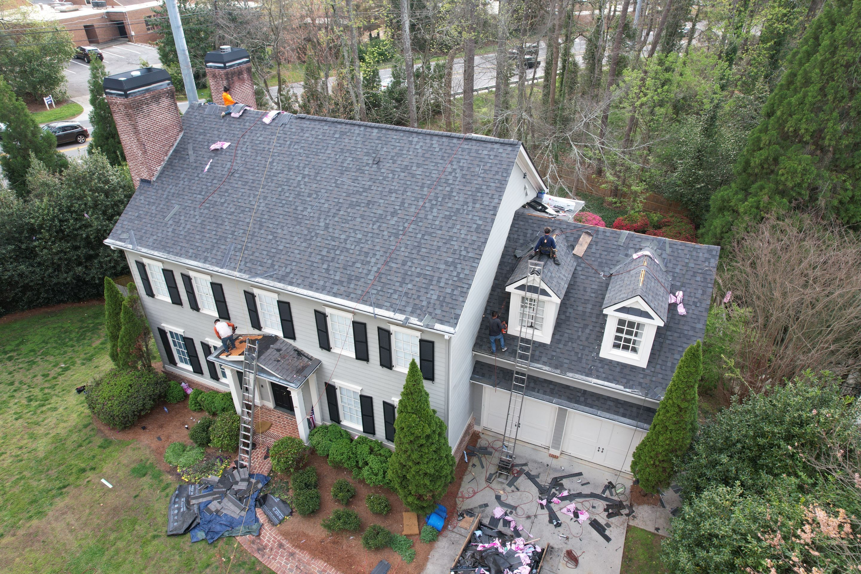 Residential Roofing Installation using Owens Corning by Inspector Roofing and Restoration