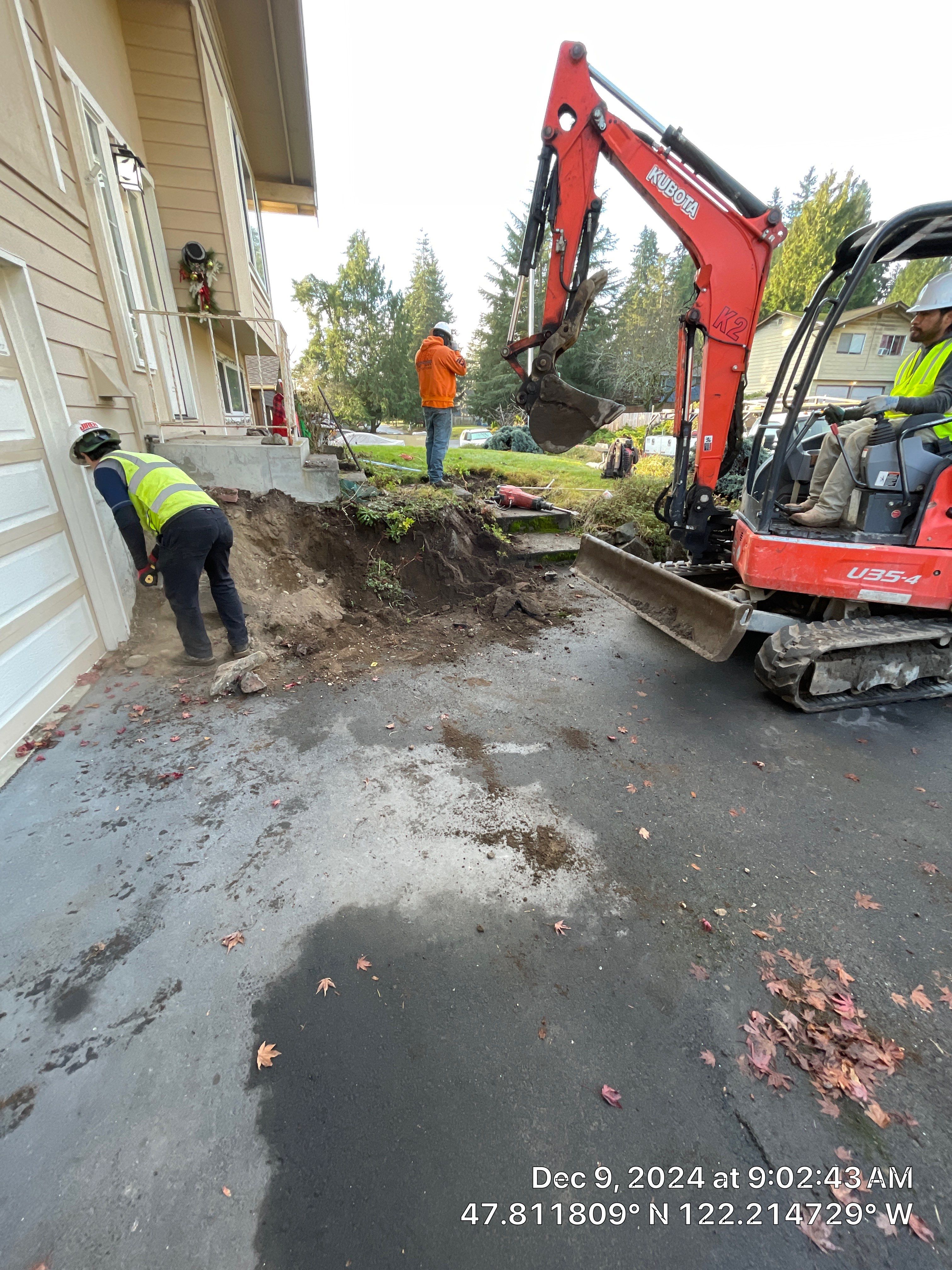 Concrete Front Stair Repair | Bothell  by Jireh Asphalt & Concrete Inc 