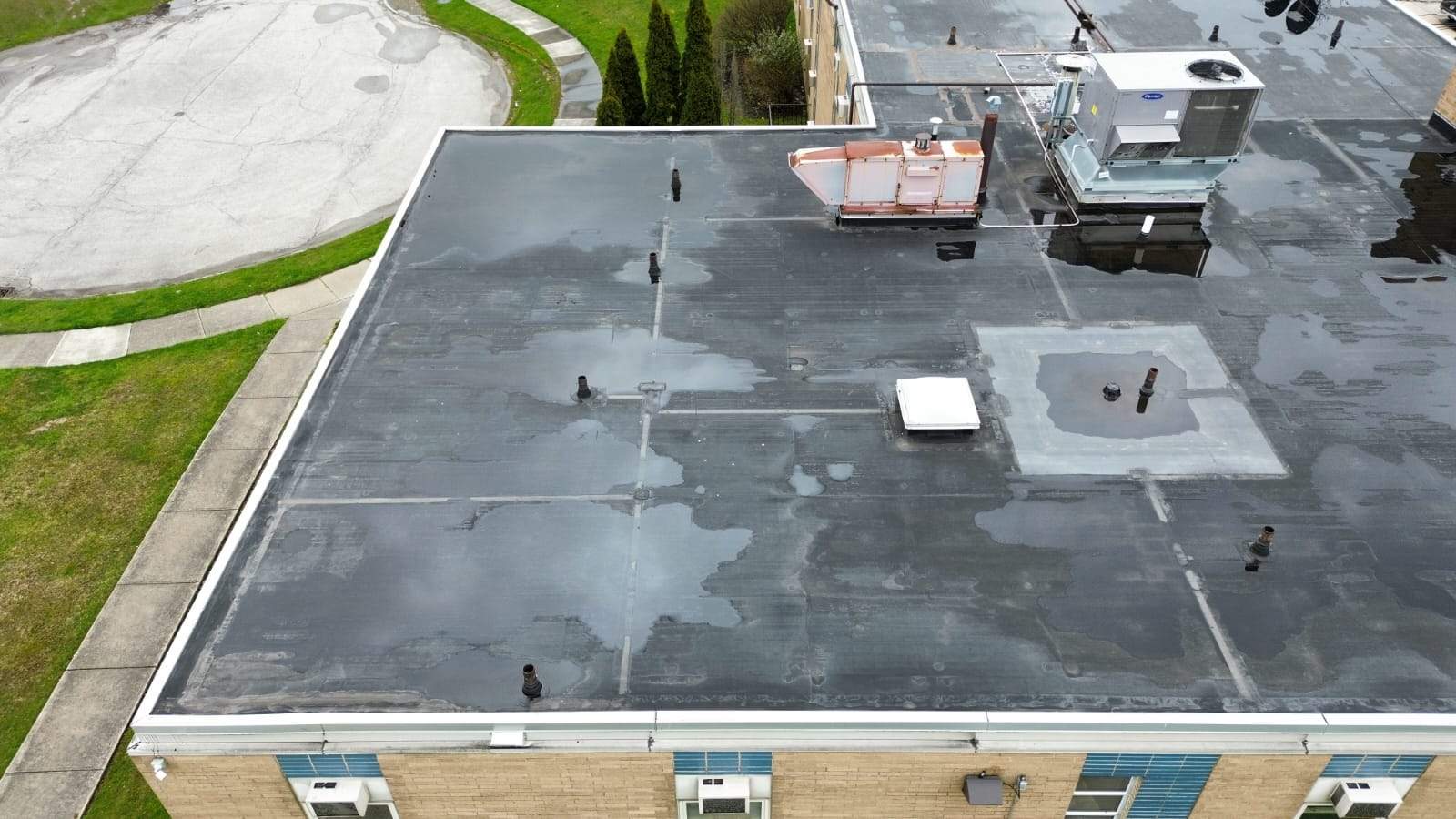 TPO Layover and Coping Metal Replacement for Maple Heights Nursing Home by Atlas Roofing & Restoration