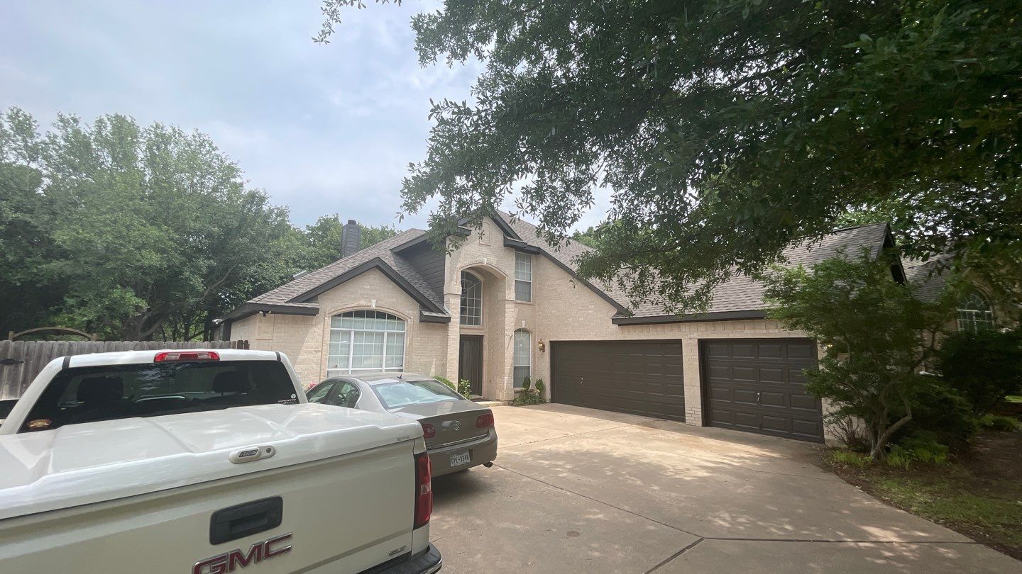 Full Exterior Remodel (Roofing, painting, Gutters) & Interior Damage Repair & Painting by First United Roofing & Construction