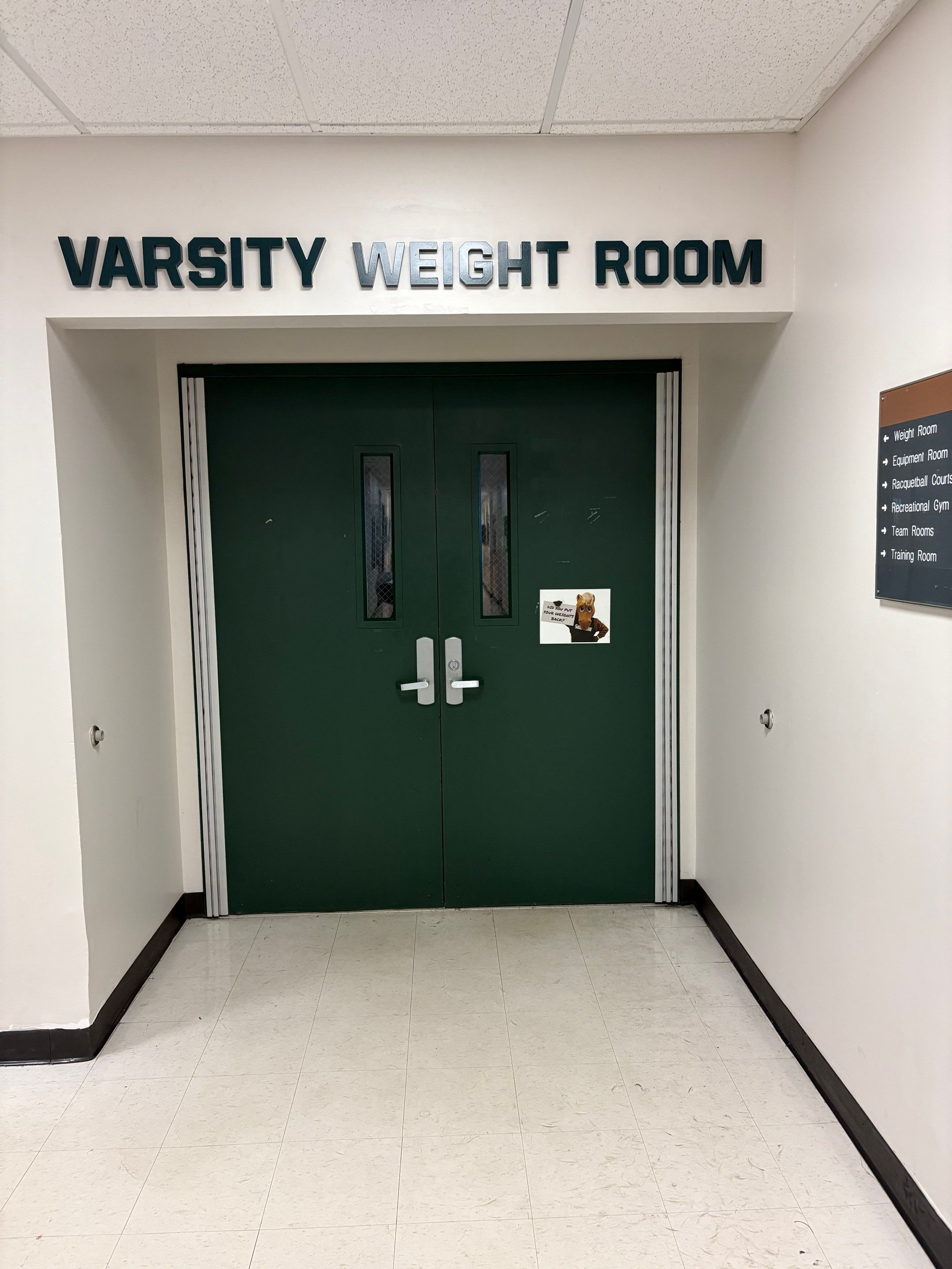 Skidmore Varsity Sports Center Renovation by FASTSIGNS of Saratoga Springs 