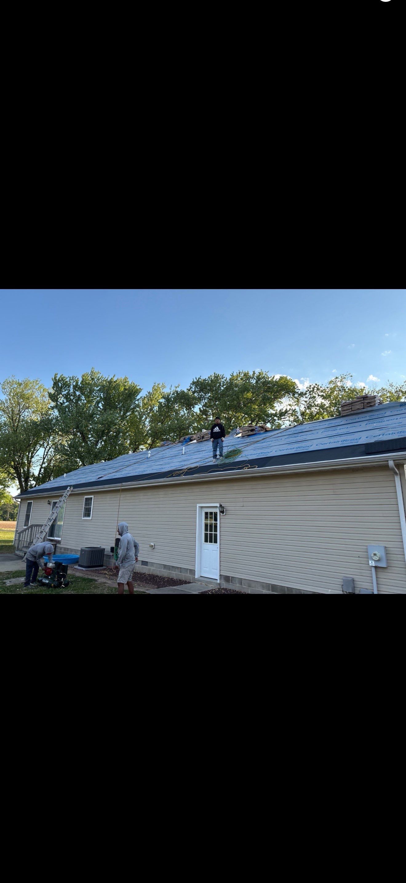 Residential Roof Replacement With Architectural Shingles in Ridgely by First Chesapeake Roofing