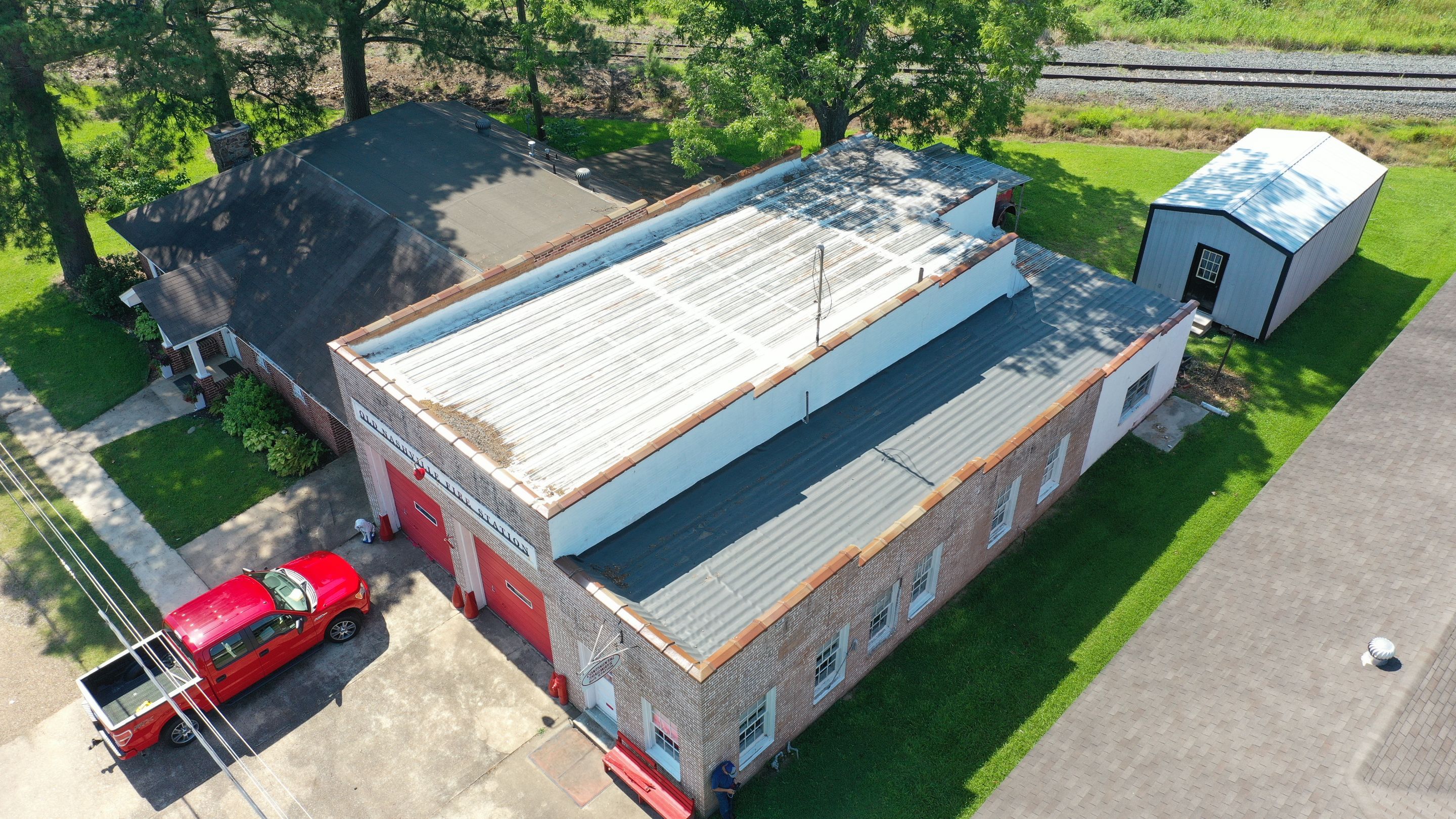 Commercial Roofing Installation using Aldocoat Coatings by Hostetler Roofing