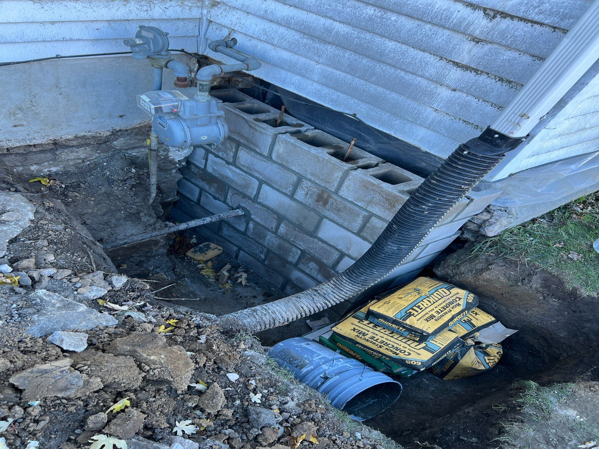 Davenport, IA Wall Rebuild by ACE Waterproofing & Basement Solutions