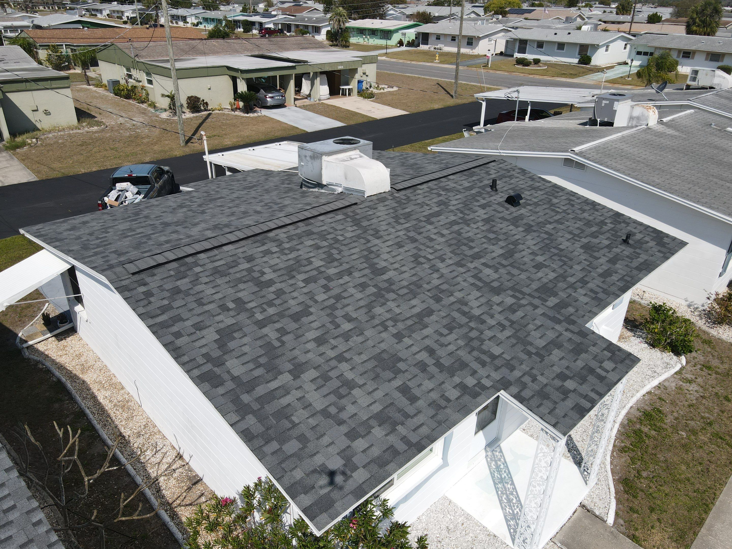 Roof replacement in Sun City Center, FL. by Steadfast Roofing