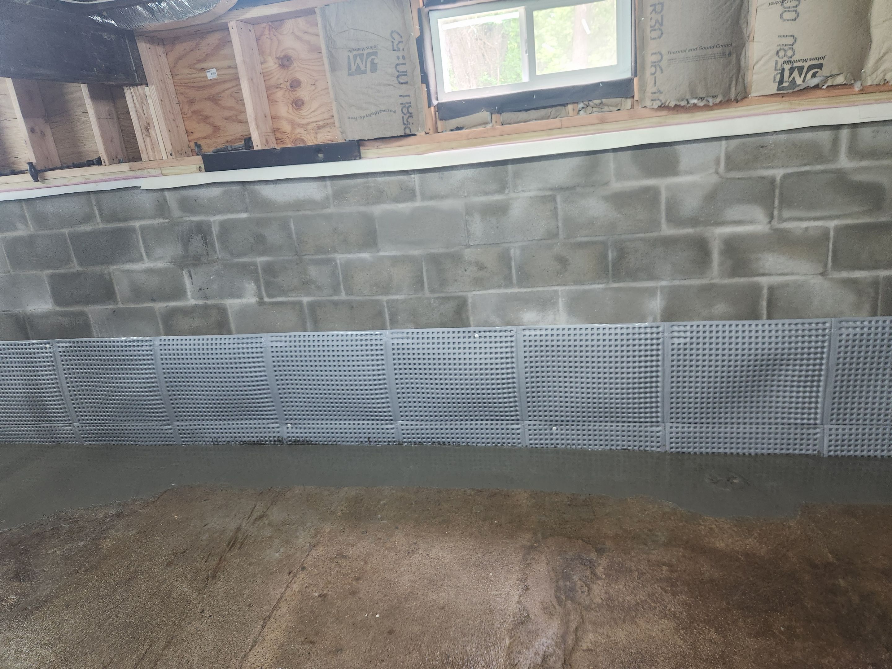 Interior French Drain Boonton NJ by Pure Service Pro, LLC 