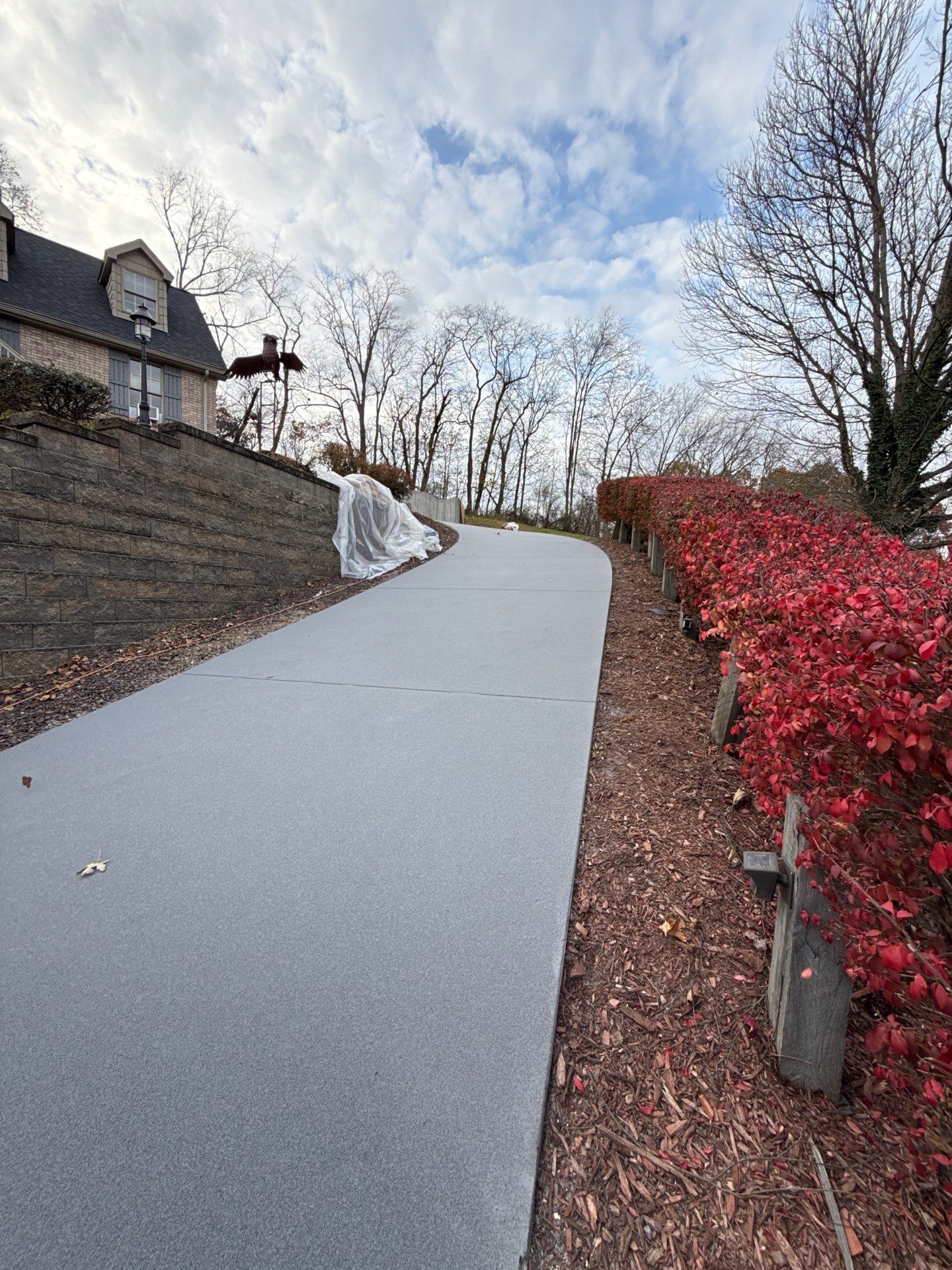 Steep Driveway Project in Sarver by Floors in a Day, Inc