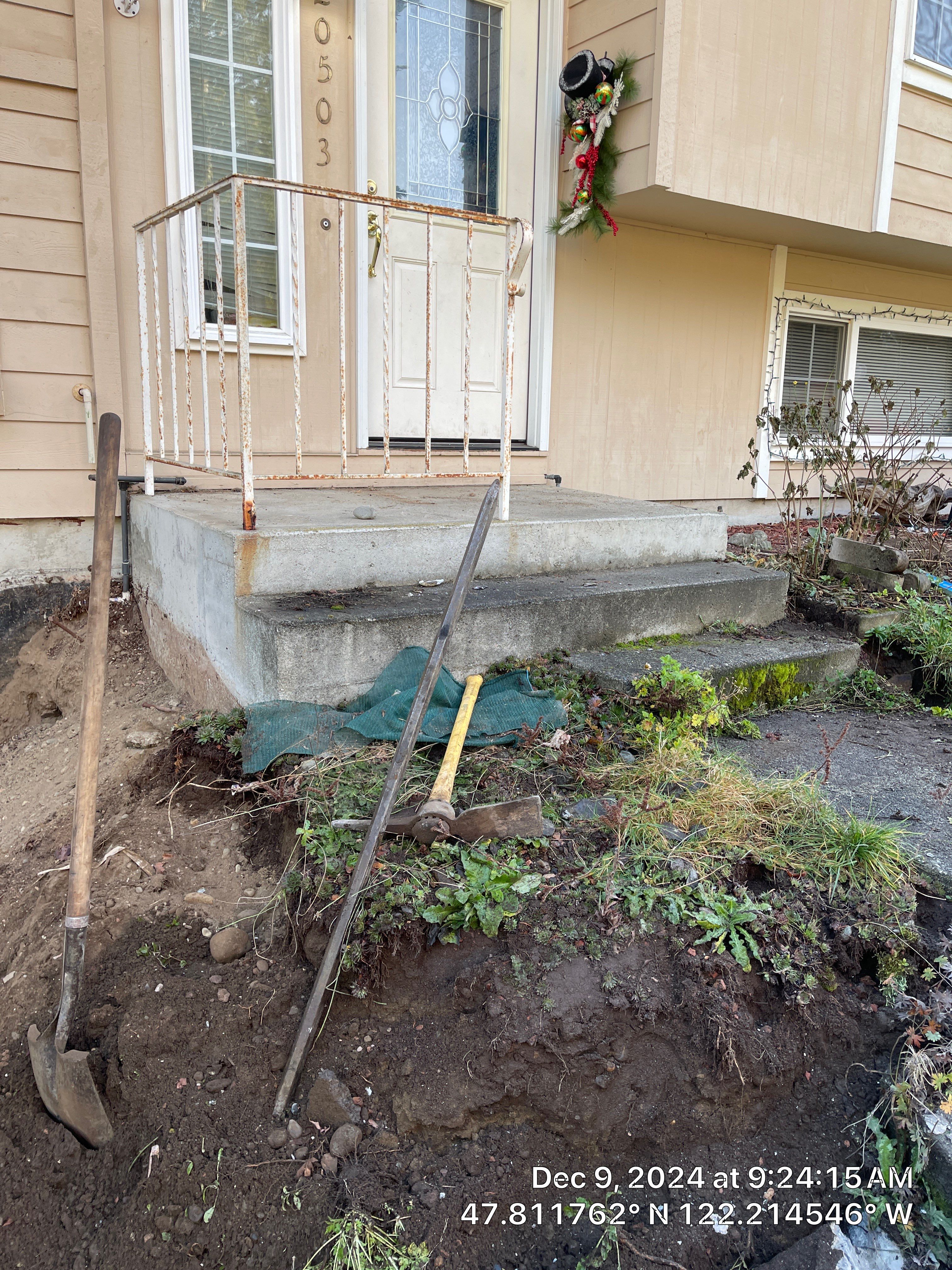 Concrete Front Stair Repair | Bothell  by Jireh Asphalt & Concrete Inc 