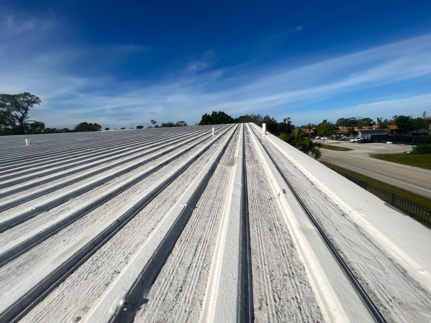 Commercial Building in Ft. Myers Roof Inspection by Four Peaks Roofing
