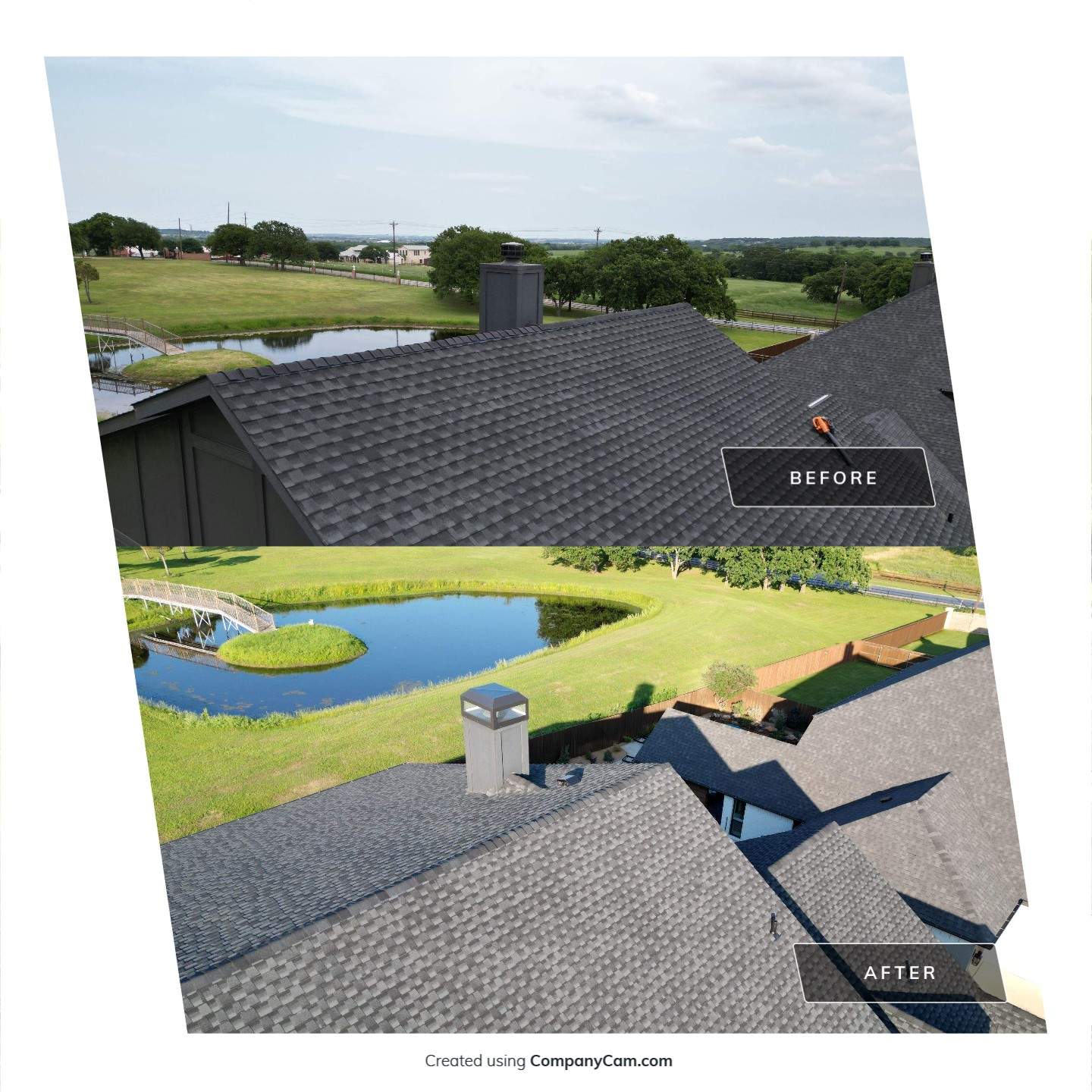Residential Roofing Installation using GAF Timberline UHDZ Premium Shingles by Harvey Roofing & Construction