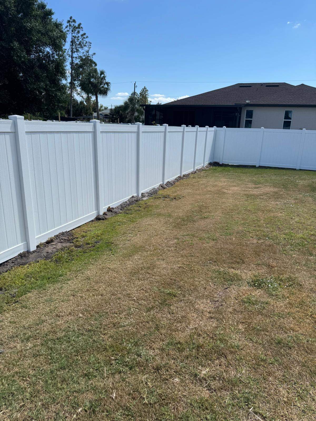 Vinyl Fence in North Port  by True Fence LLC