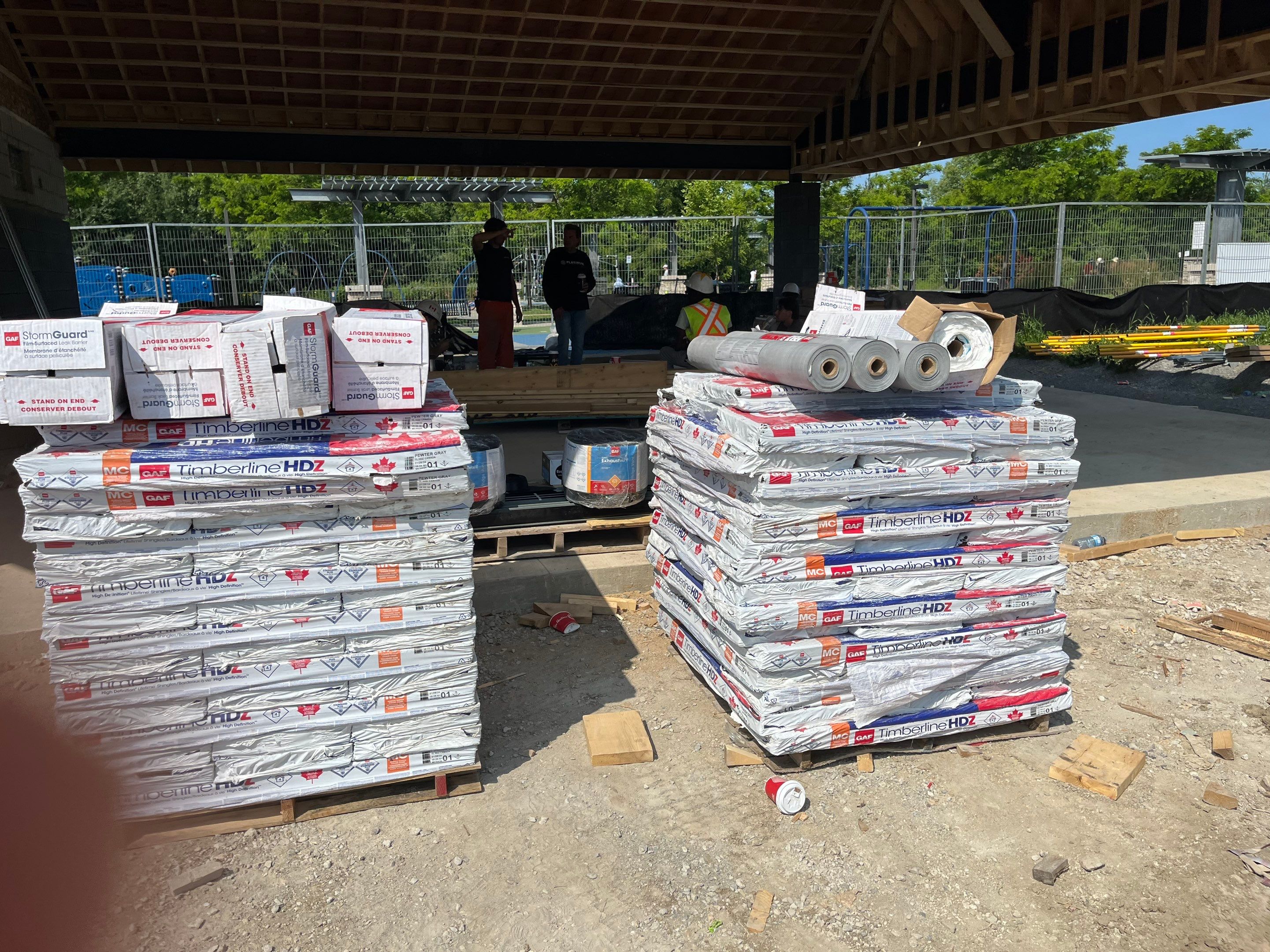 Commercial Roofing Installation using Gaf Timberline Shingles  by Jay Carter Roofing & Sheet Metal