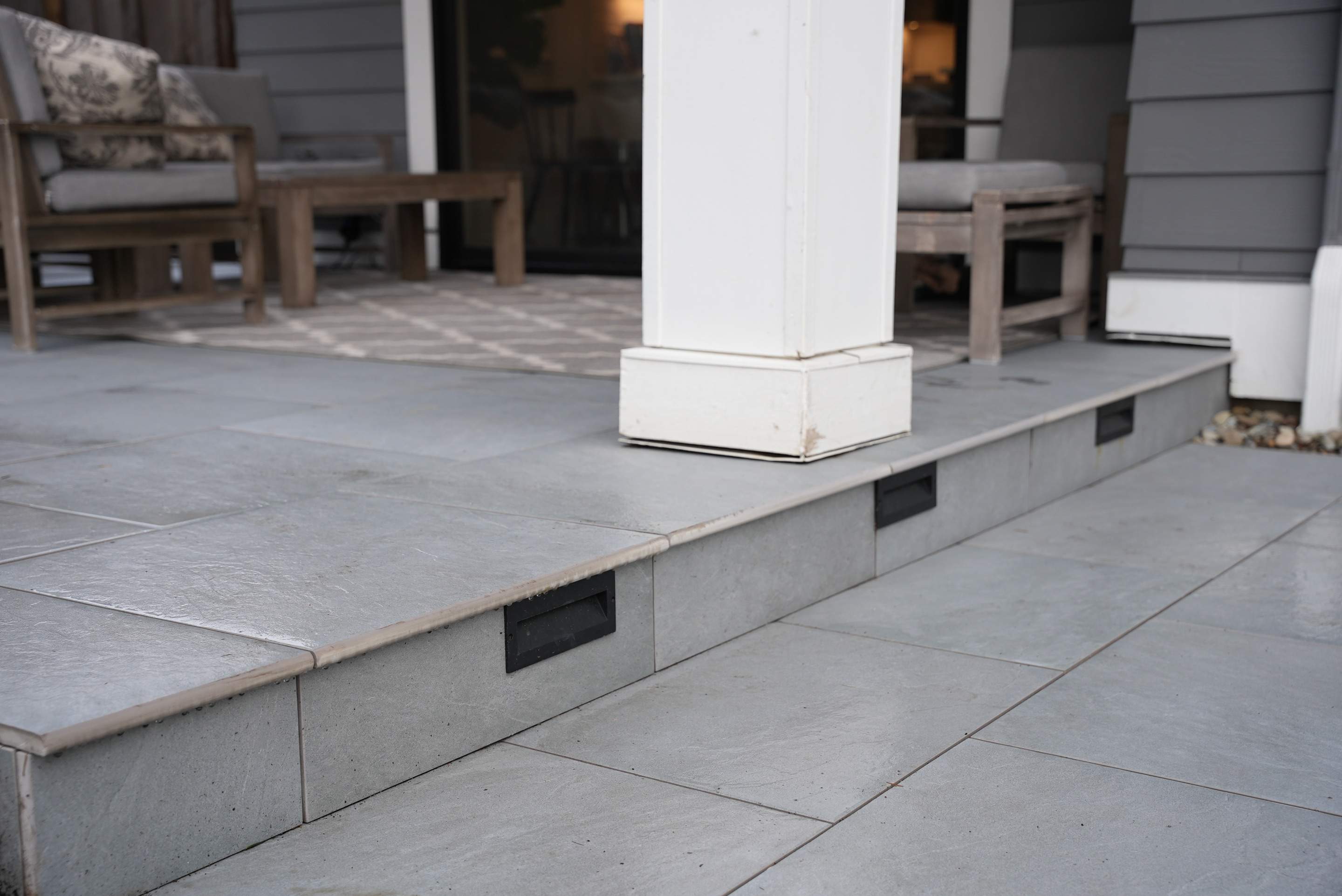 Hardscaping Back Patio Landscape Project  by Jireh Asphalt & Concrete Inc 