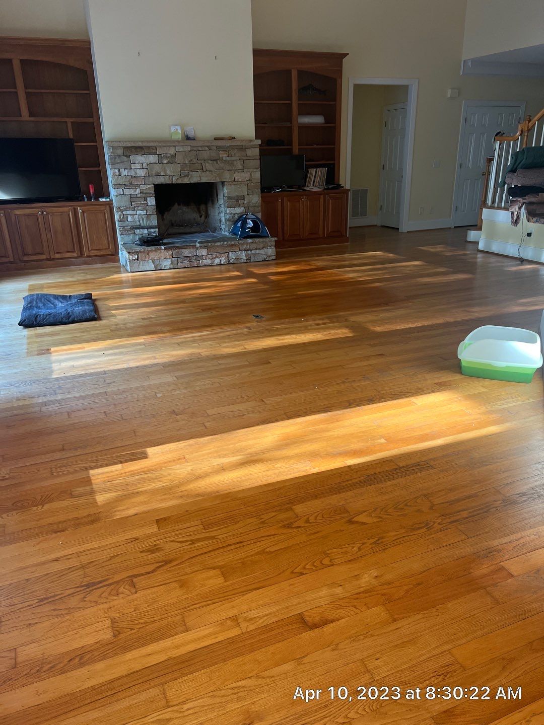 Added flooring, refinished all the floors