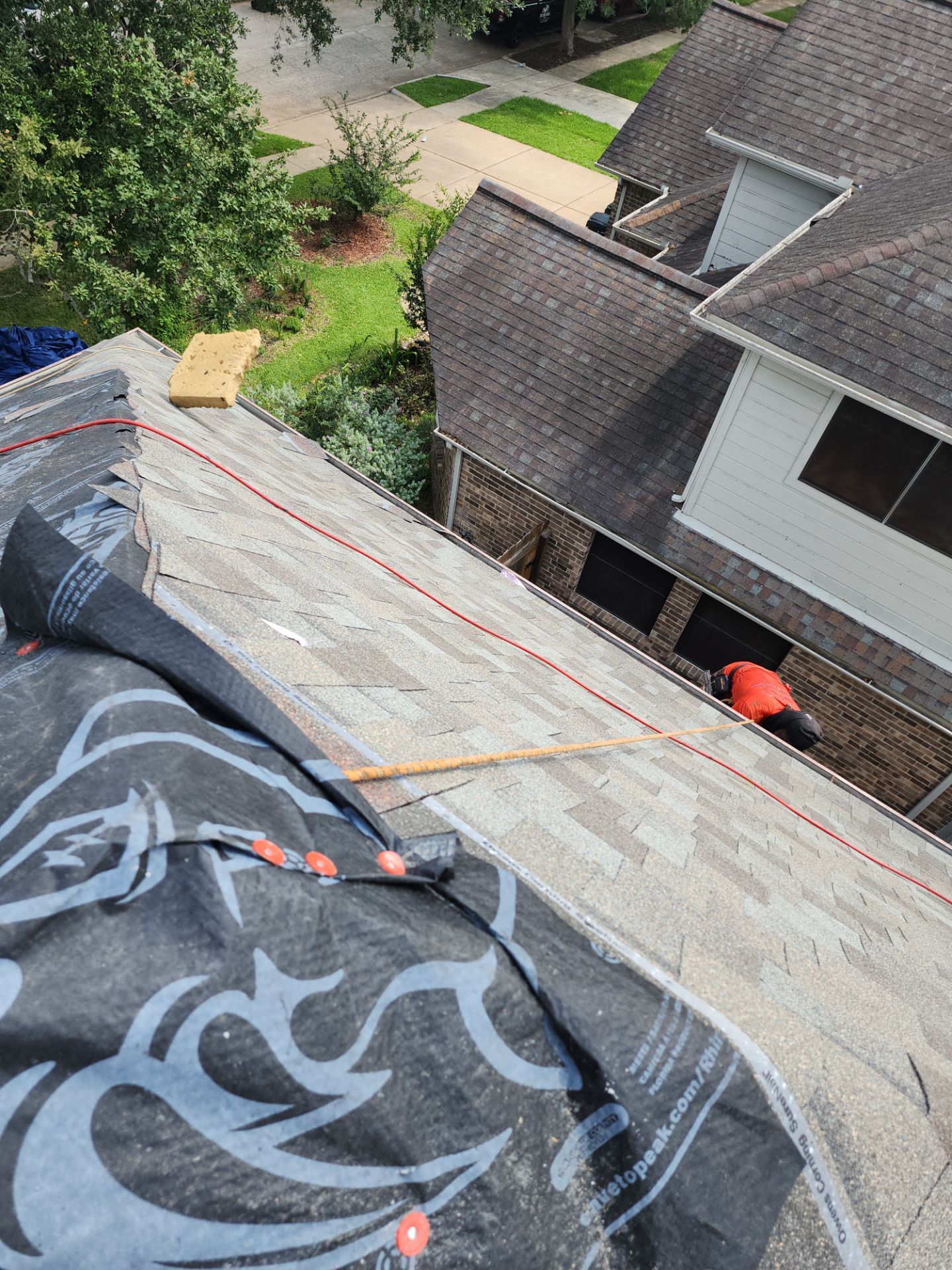 Residential Roofing Installation using Owen's Corning Duration (Lifetime) Shingles by Roof Repair Company