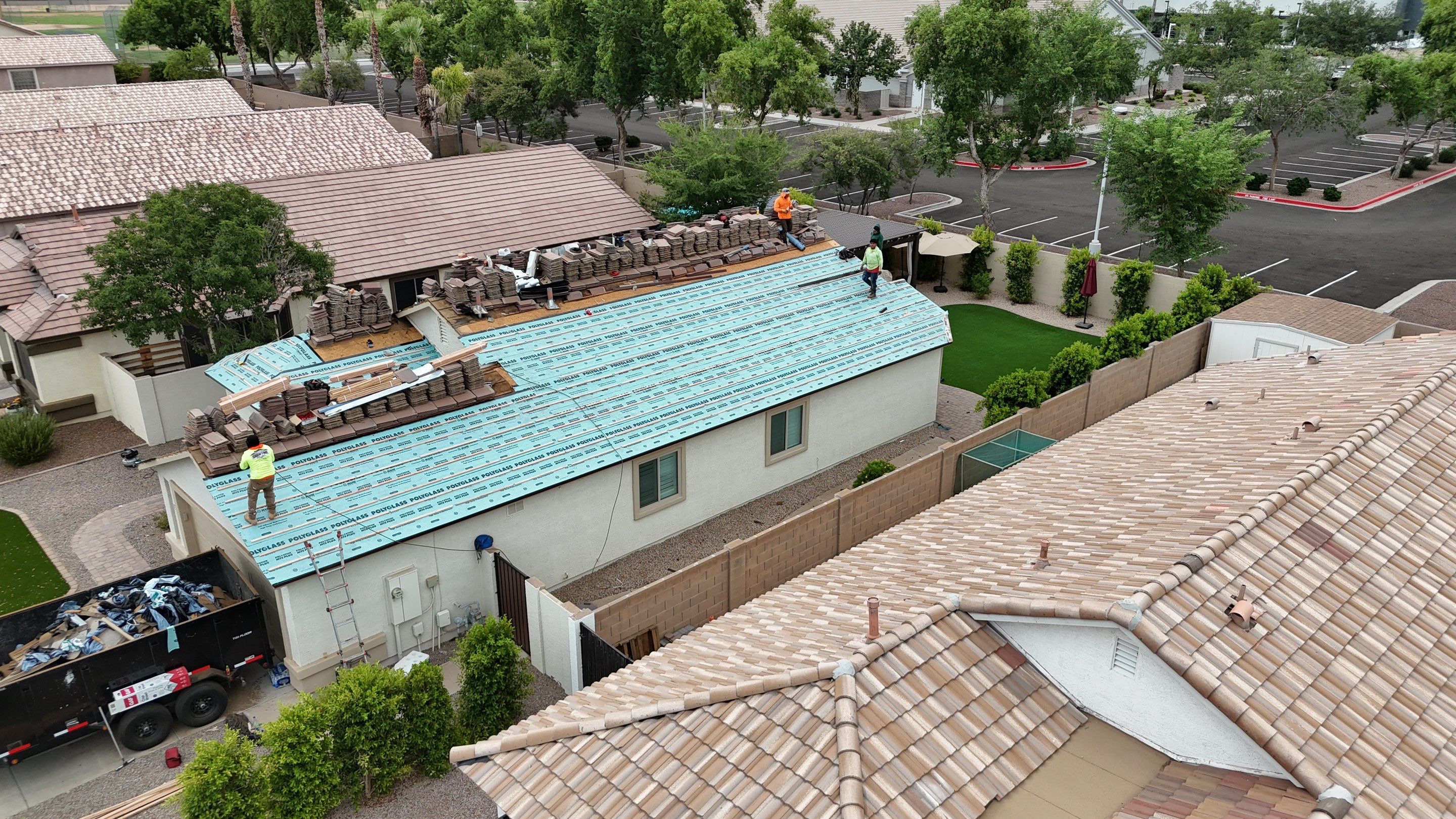Project in Gilbert, AZ by Showtime Roofing & Coatings LLC