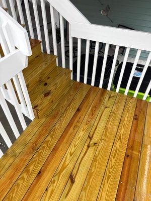 Wood Deck using Wood Sealant