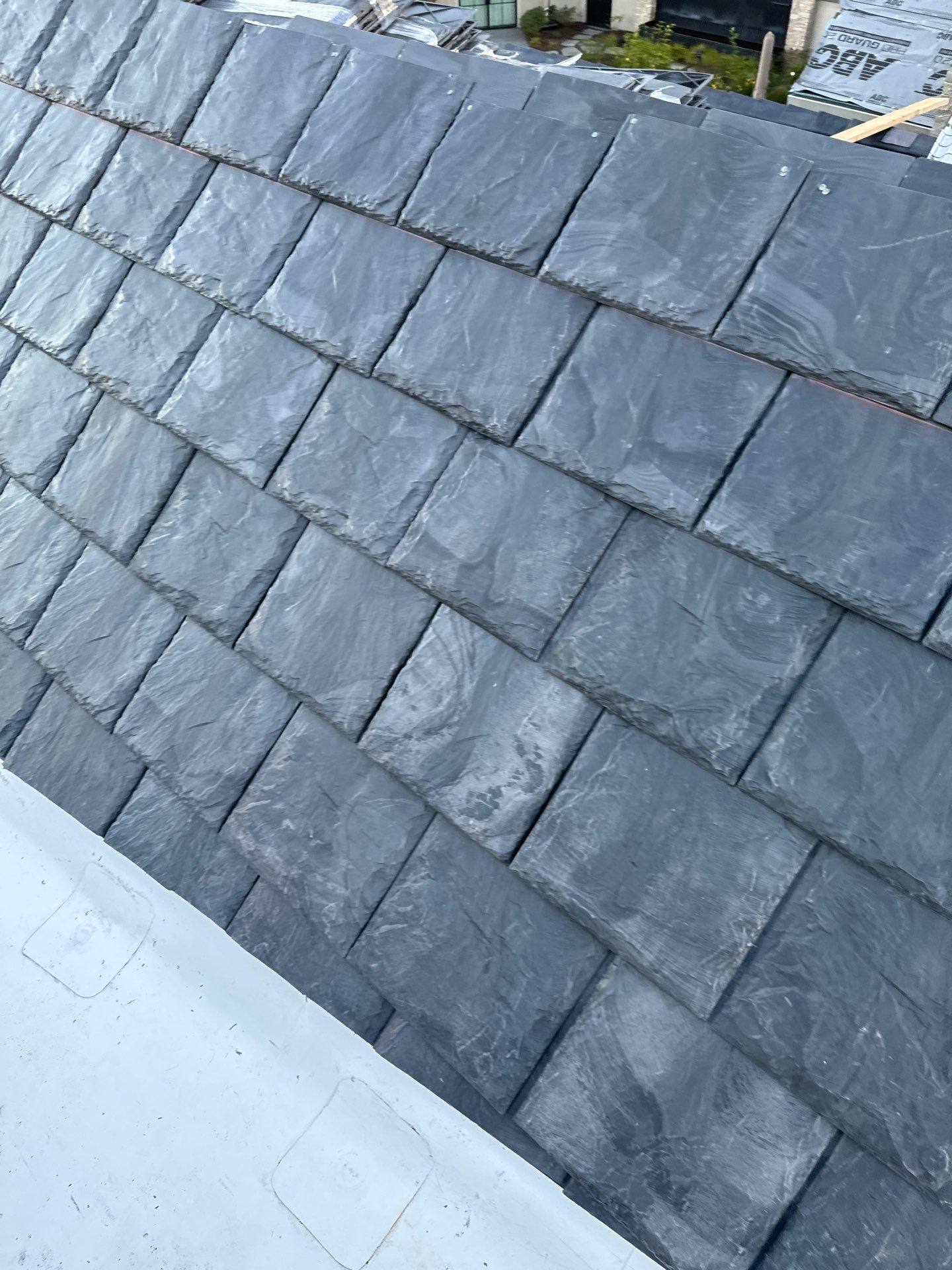 Residential Roofing Installation using Slate by Acker Roofing