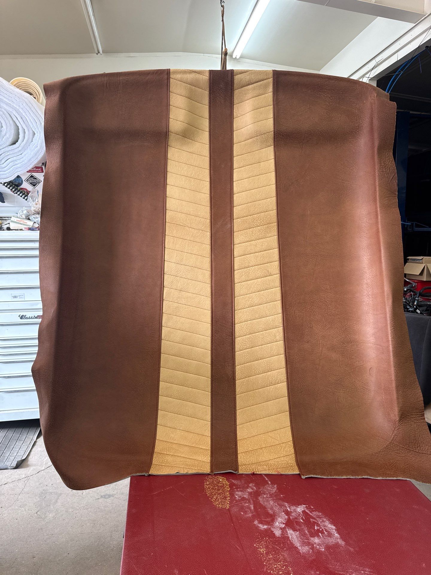 1963 Nova SS Custom Leather Interior  by Rocky Mountain Upholstery Co