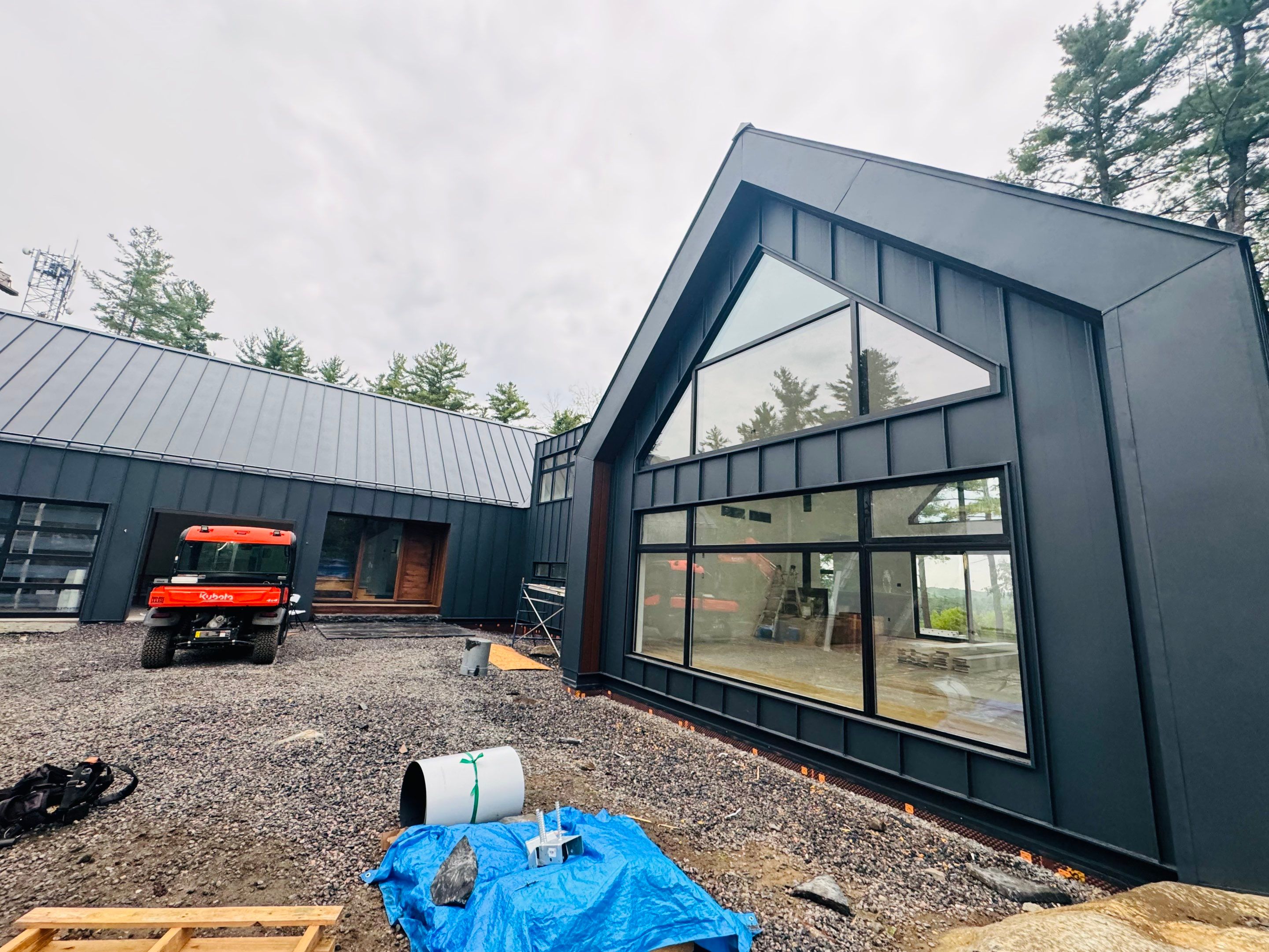 Standing Seam Metal Roof - Custom Coping and Flashing  by Jay Carter Roofing & Sheet Metal