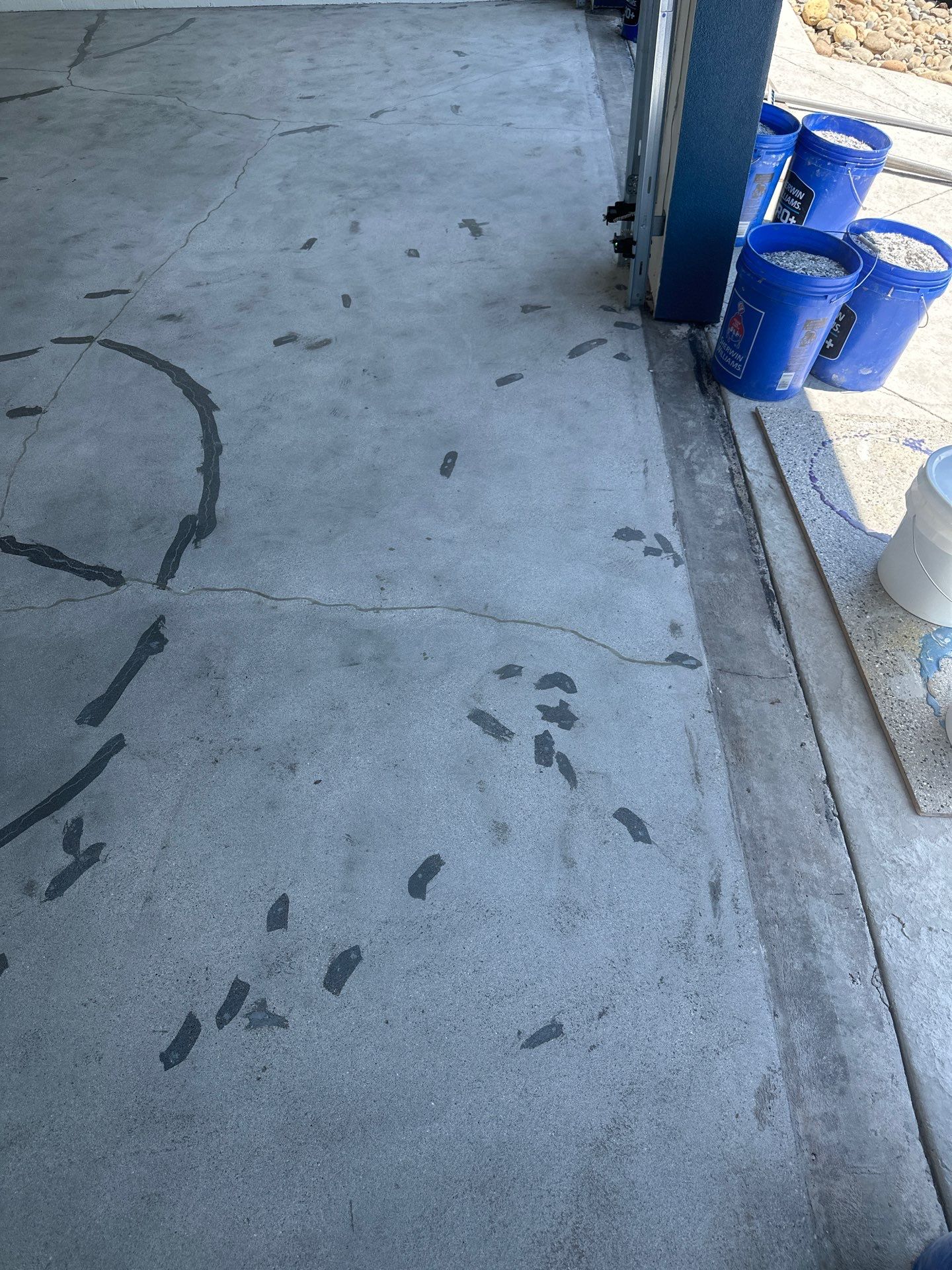 Cayucos Garage Floor Epoxy Coating with Moisture Vapor Barrier by MGP Coatings