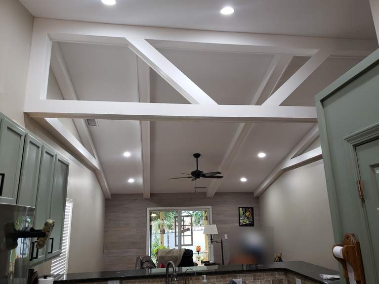 Custom "Architectural" Style Faux Beams by A Step Above Handy LLC 