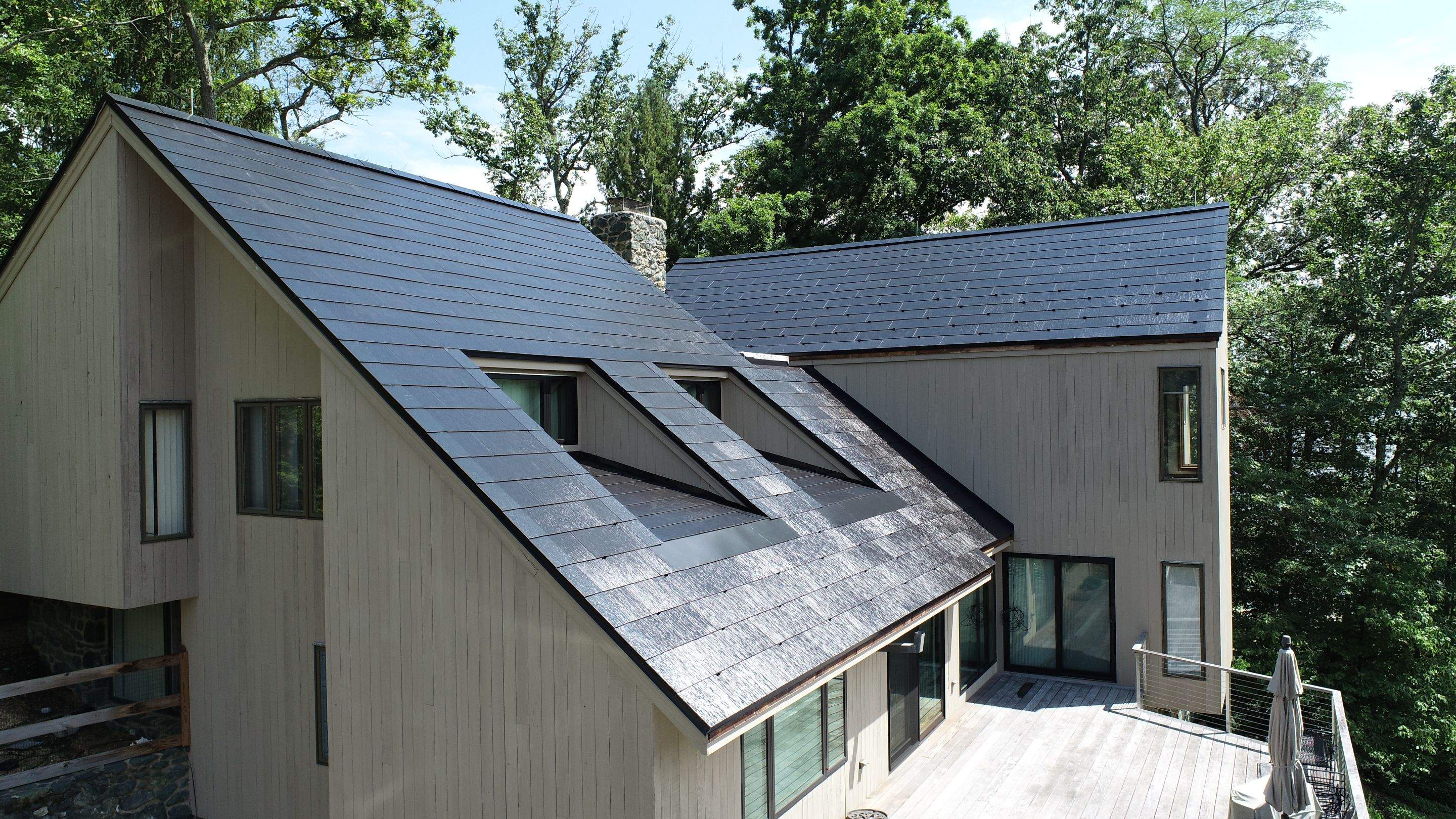 Tesla Solar Roof install Severn River by American Home Contractors