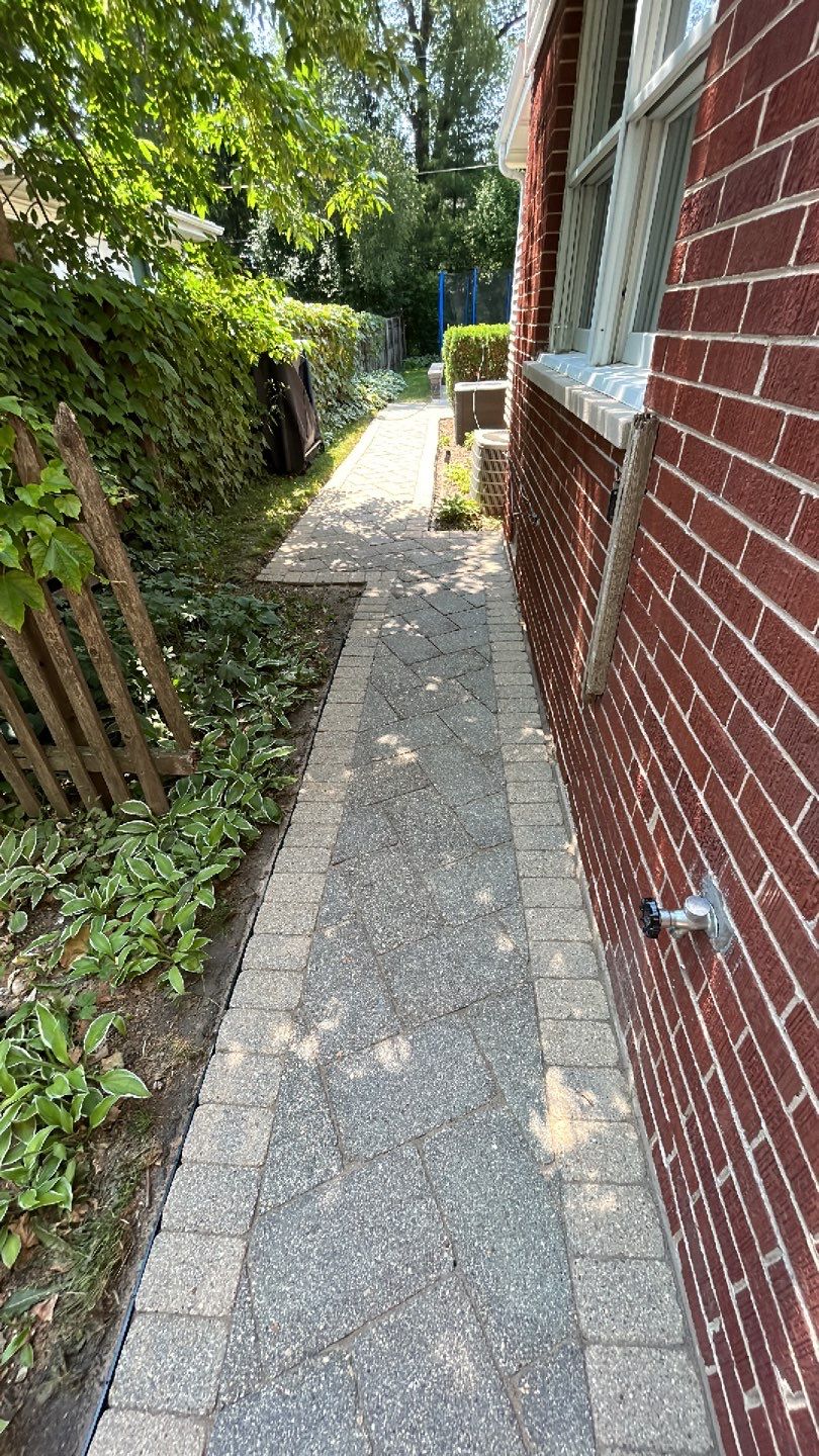Brick paver clean, sand and seal.  using Surebond SB-1300 by Northern Power Washing LLC.