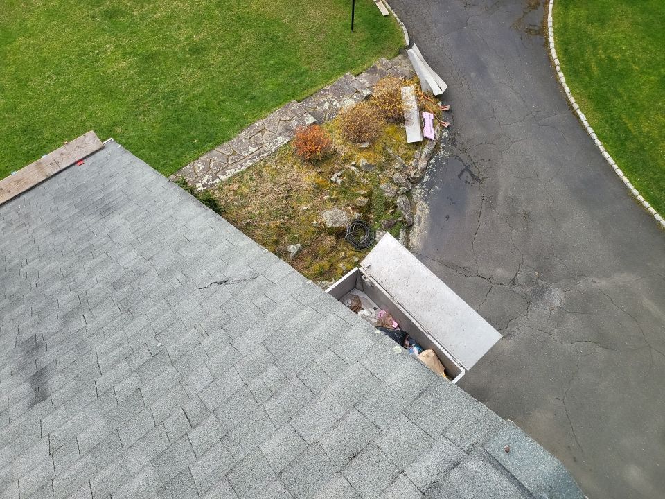 Residential Roofing Installation using onyx black by A Plus Exterior