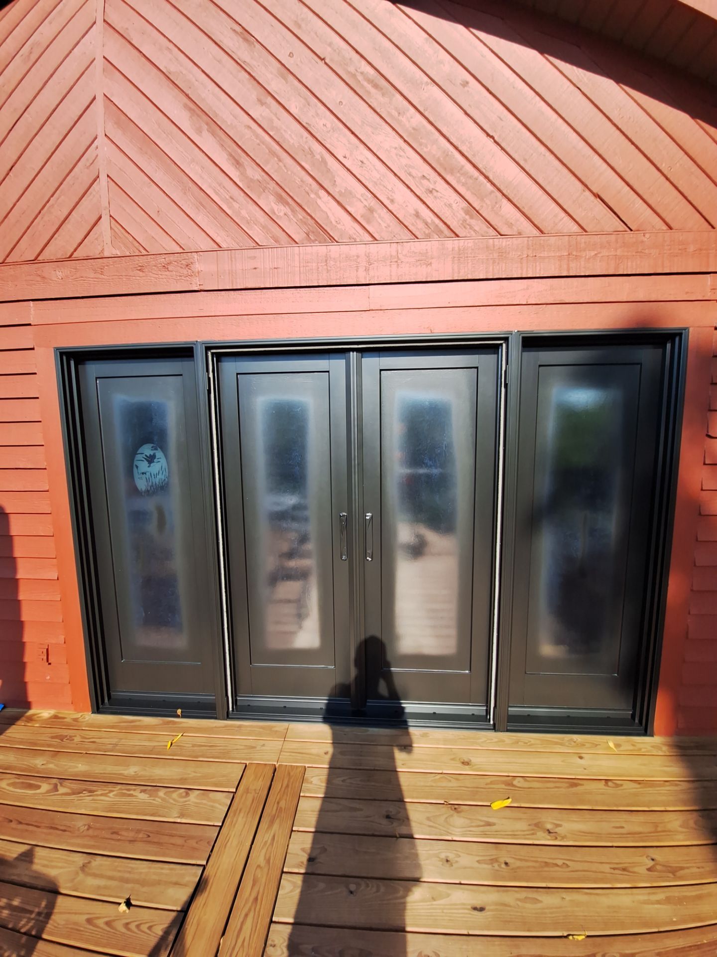 Color update with exterior staining and painting by Gordon Painting