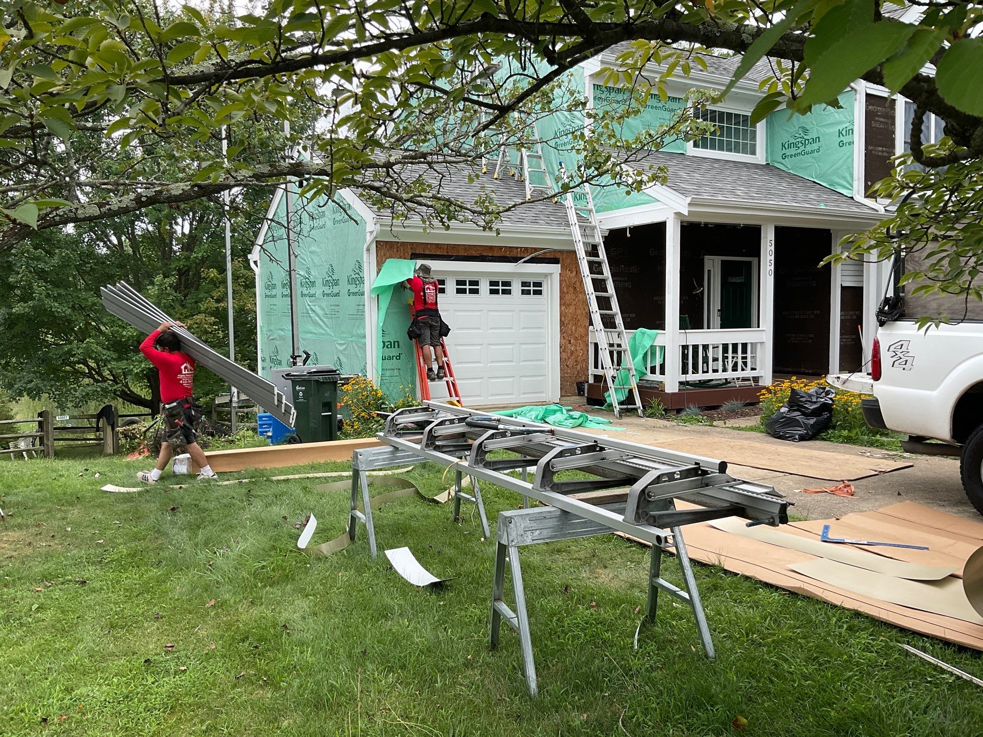 New Prodigy siding with One-piece insulated siding system & Exterior painting   by Alpha Design Services