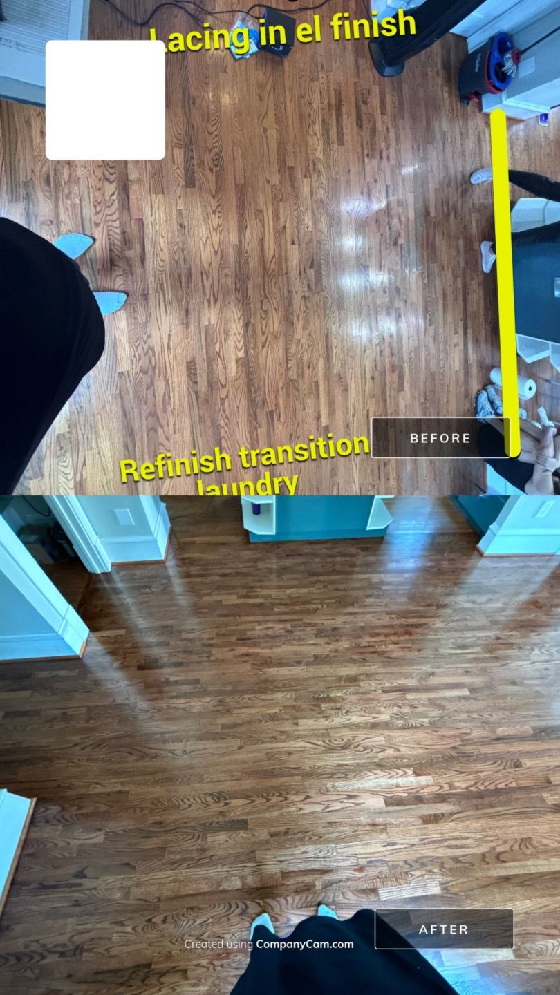 1/2 Sedona red 1/2 Natural With Oil Based Finish by Bernard Hardwood Floors