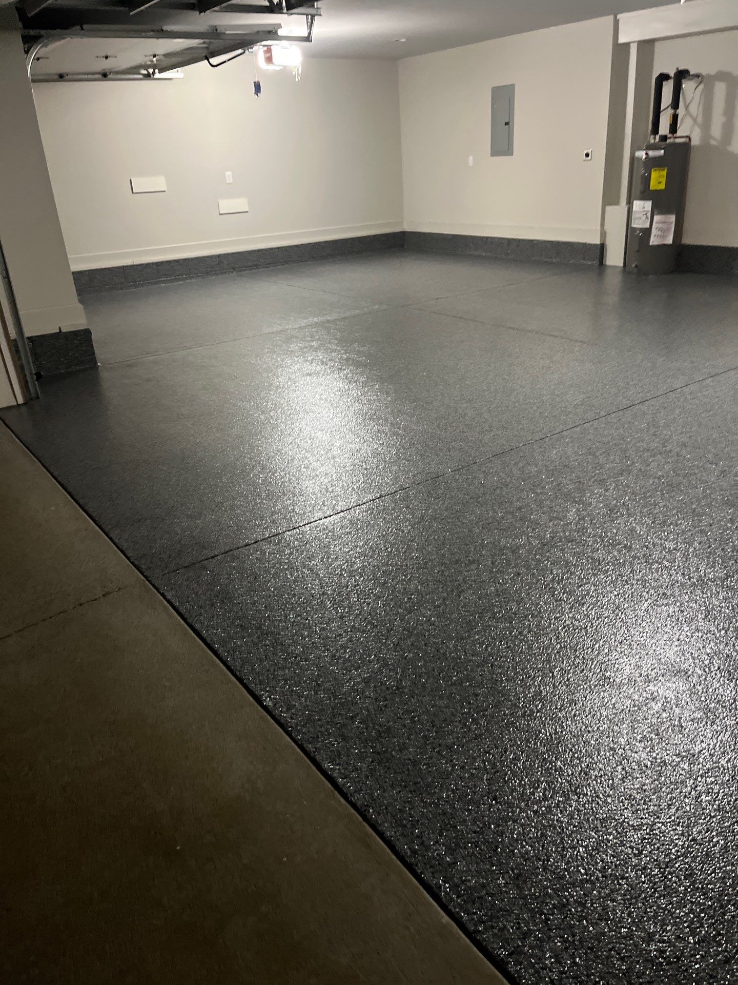 Garage Floor Coating using Nightfall by My Garage Floor Guys