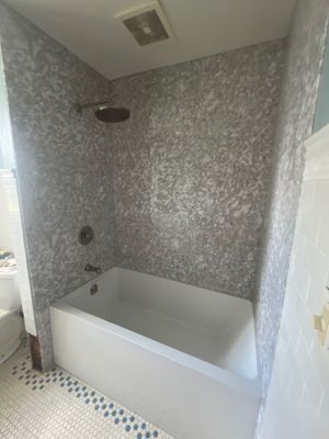 Bathroom Remodel using Bathtub