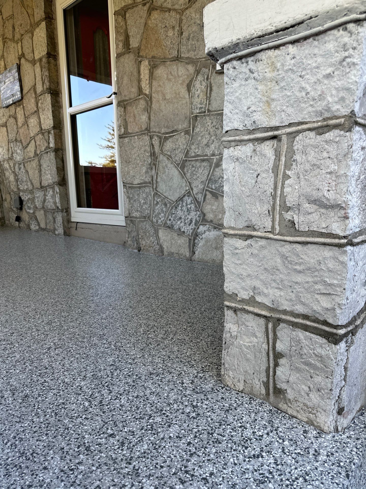 Front Porch using Gravel by Elite Floor Solutions