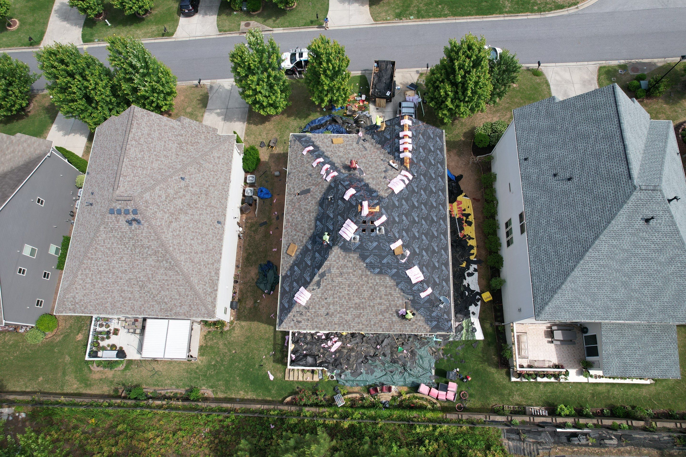 Residential Roofing Installation using Owens Corning by Inspector Roofing and Restoration