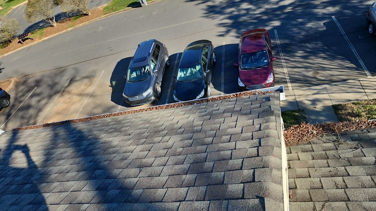 Gutter Cleaning using water by Power Wash Masters LLC
